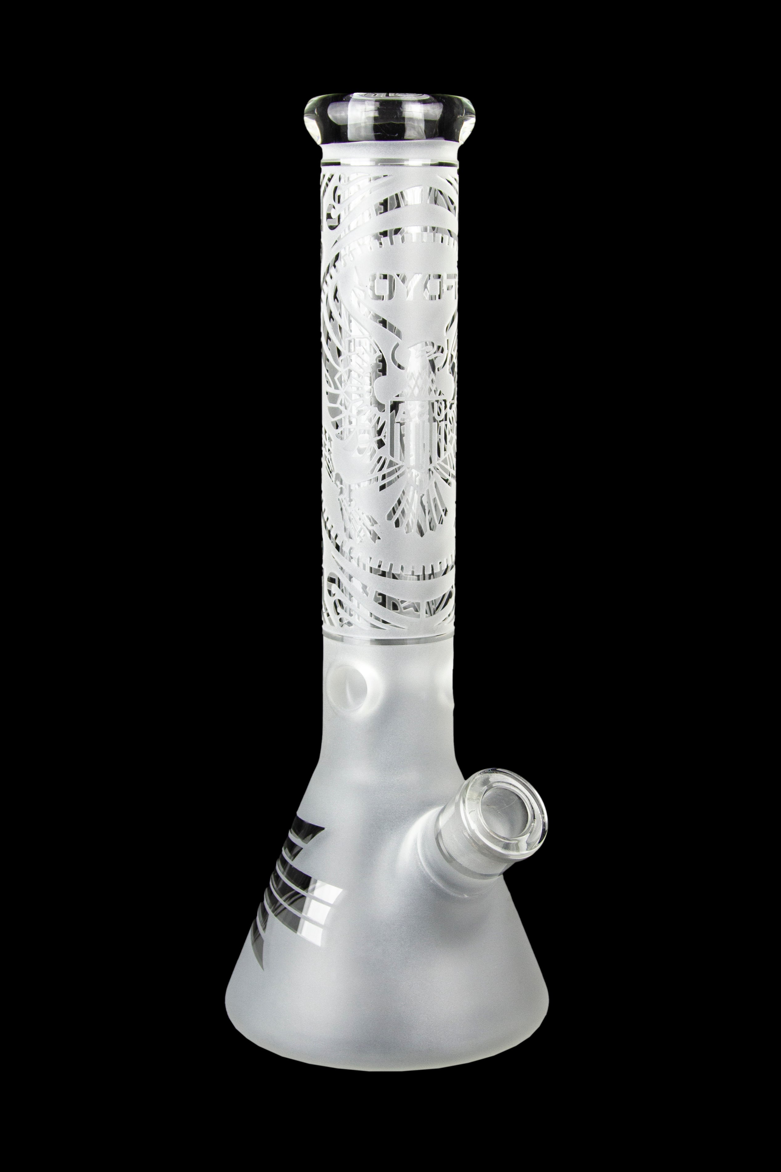 Foyo Frosted Beaker Bong - A Stylish Smoking Essential