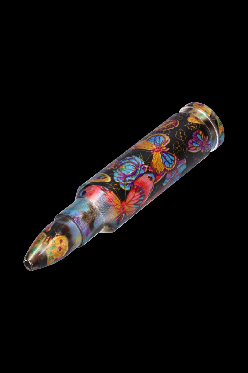 Cool Metal Bullet Print Hand Pipe - Your Smoking Essential