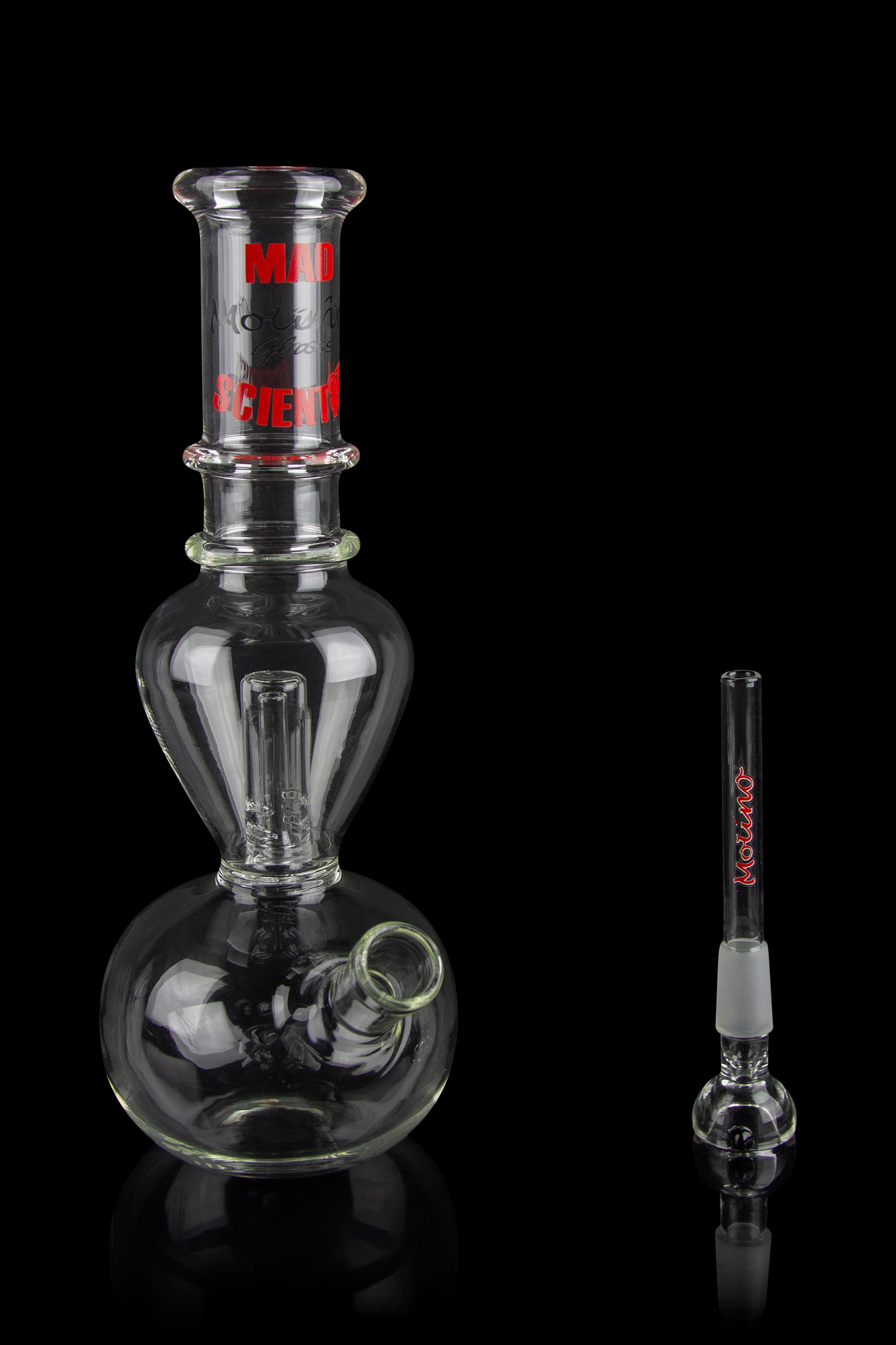 Molino Glass Mini Mad Scientist Bong - The Ultimate Compact Smoking Companion
