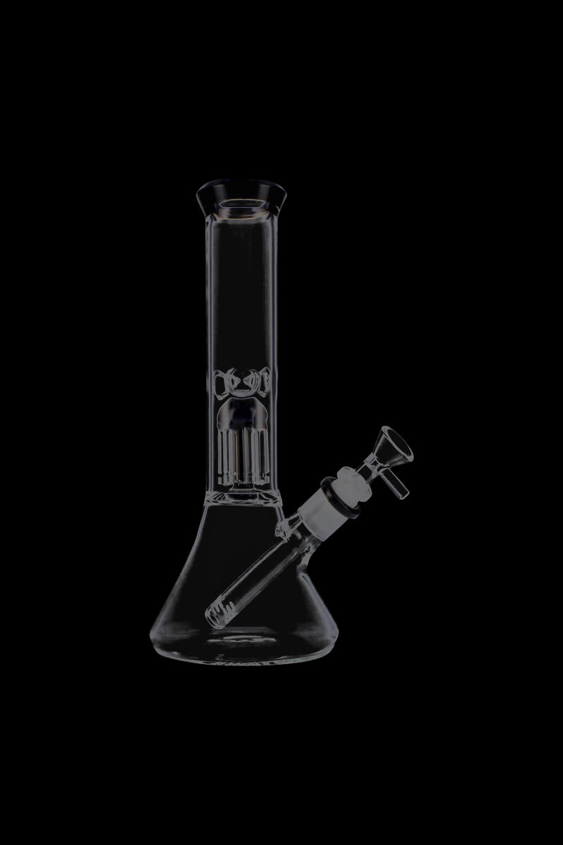 Stunning 12-Inch Beaker Base Ice Bong with 4-Arm Tree Perc