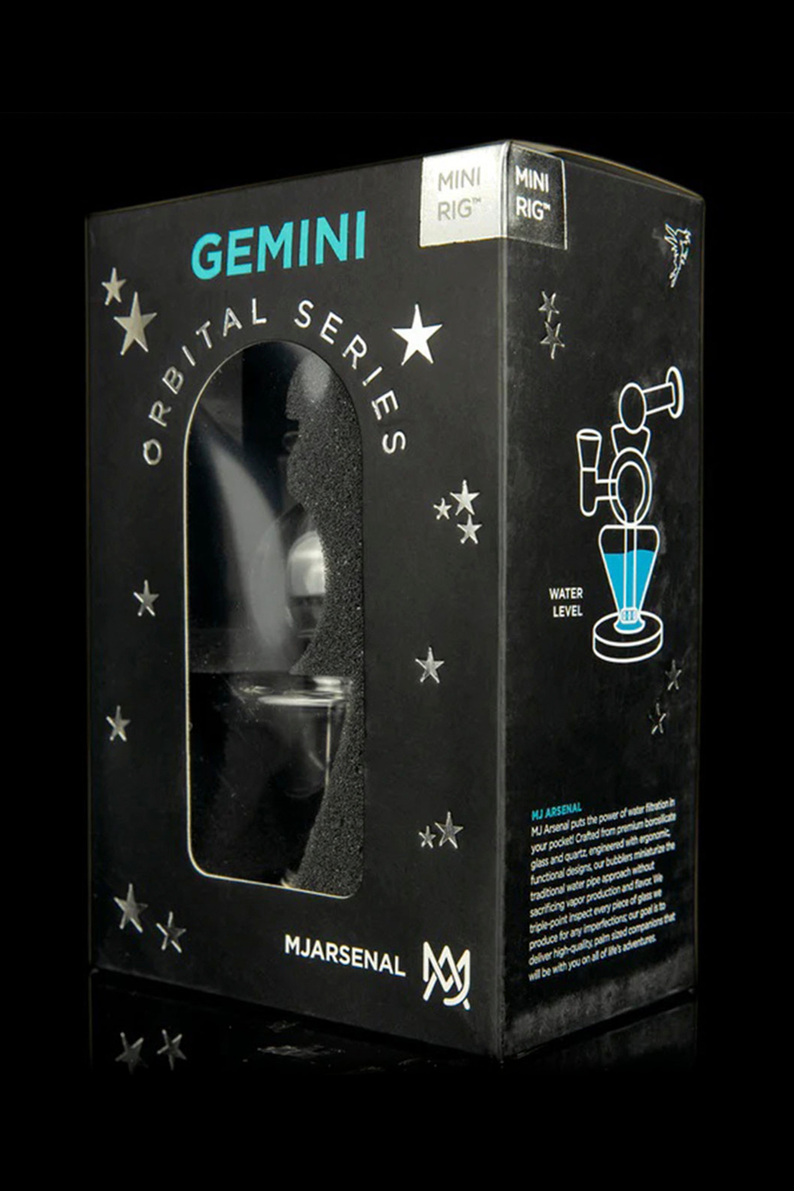 MJ Arsenal's Stunning Gemini Mini Dab Rig - Perfect for On-the-Go!