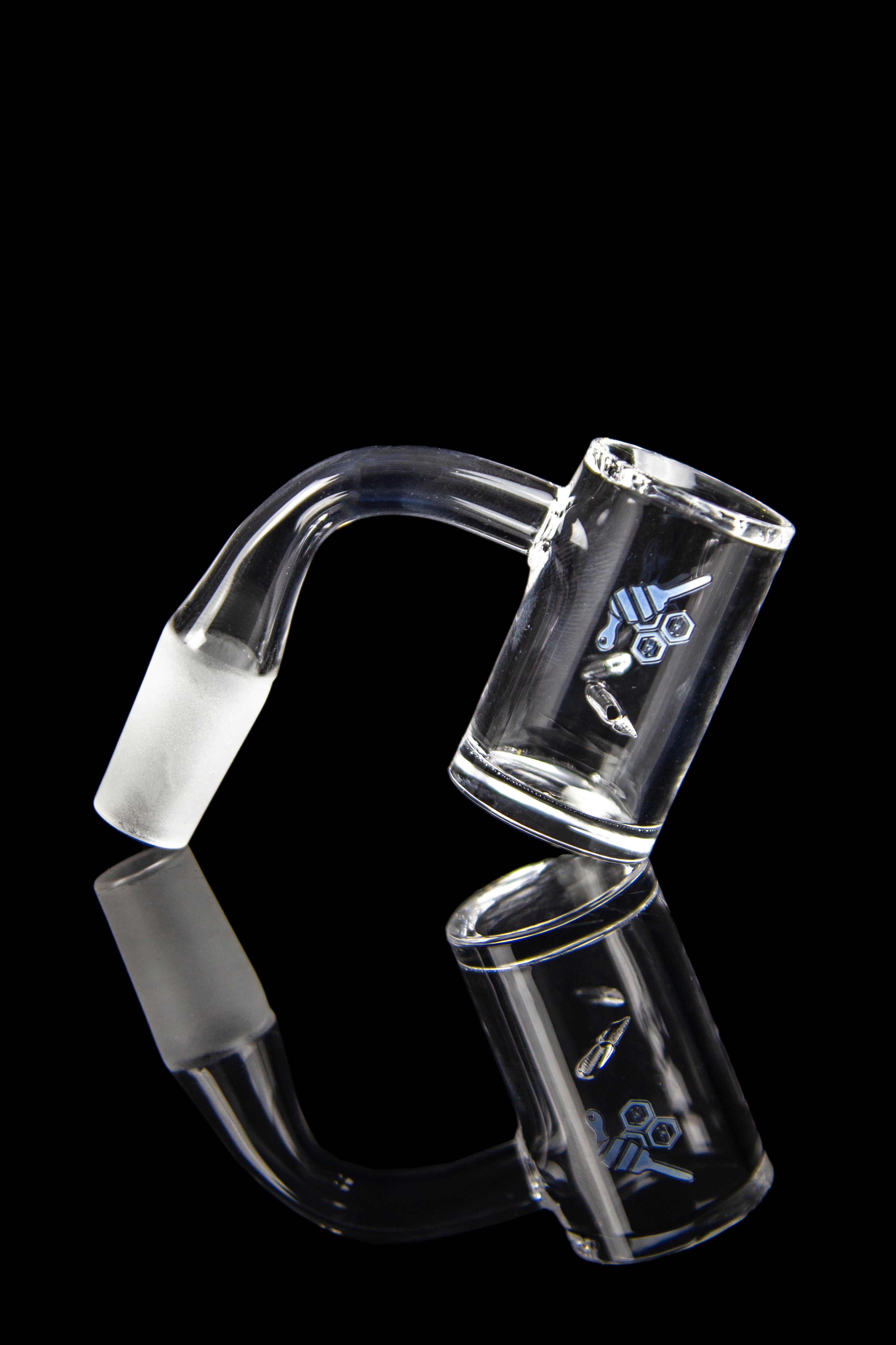 Honeybee Herb Whirlwind Quartz Banger - Yellow Line: A Dabber's Dream