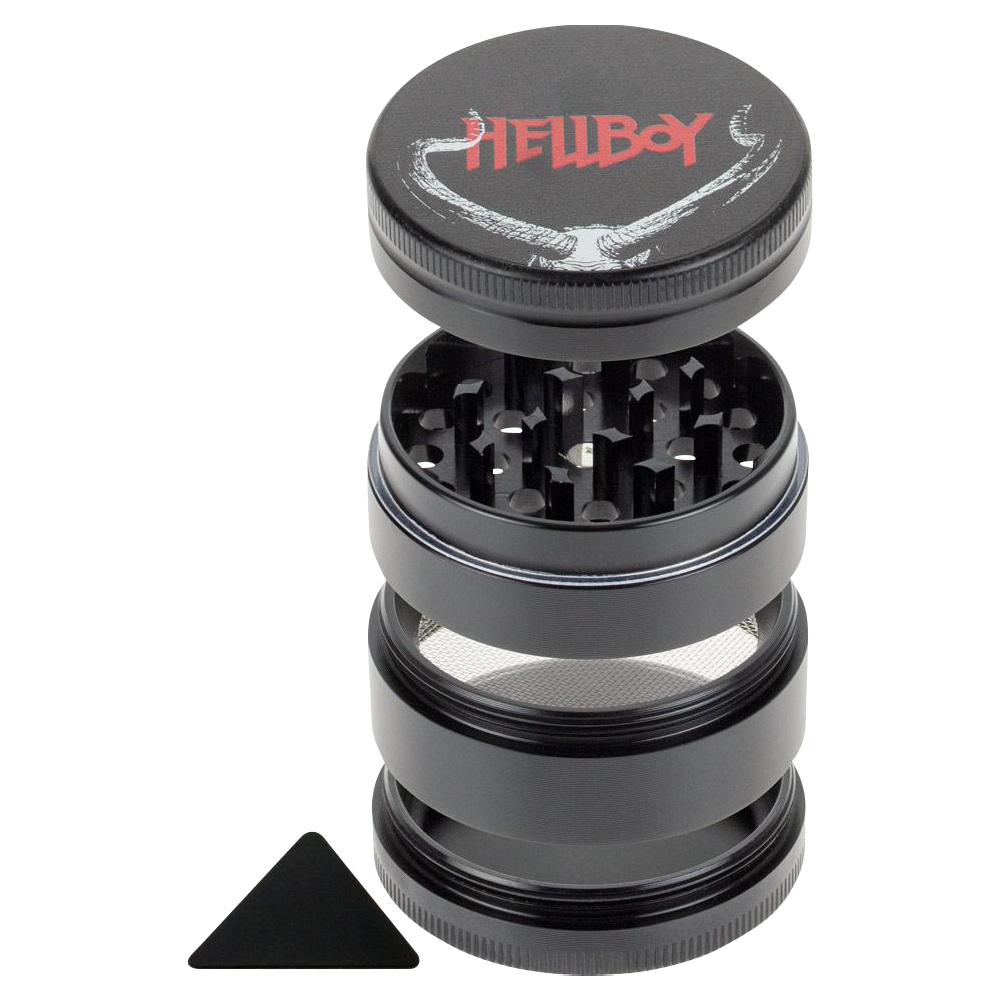 Hellboy Demon Head 4 - part Magnetic Aluminum Herb Grinder