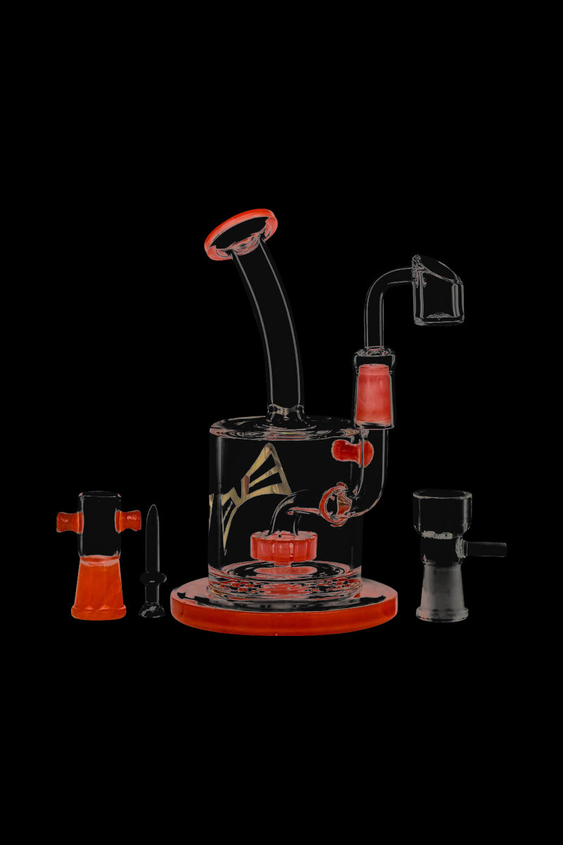 Evolution Halo Dab Rig with Showerhead Diffuser - A Compact Flavor Powerhouse