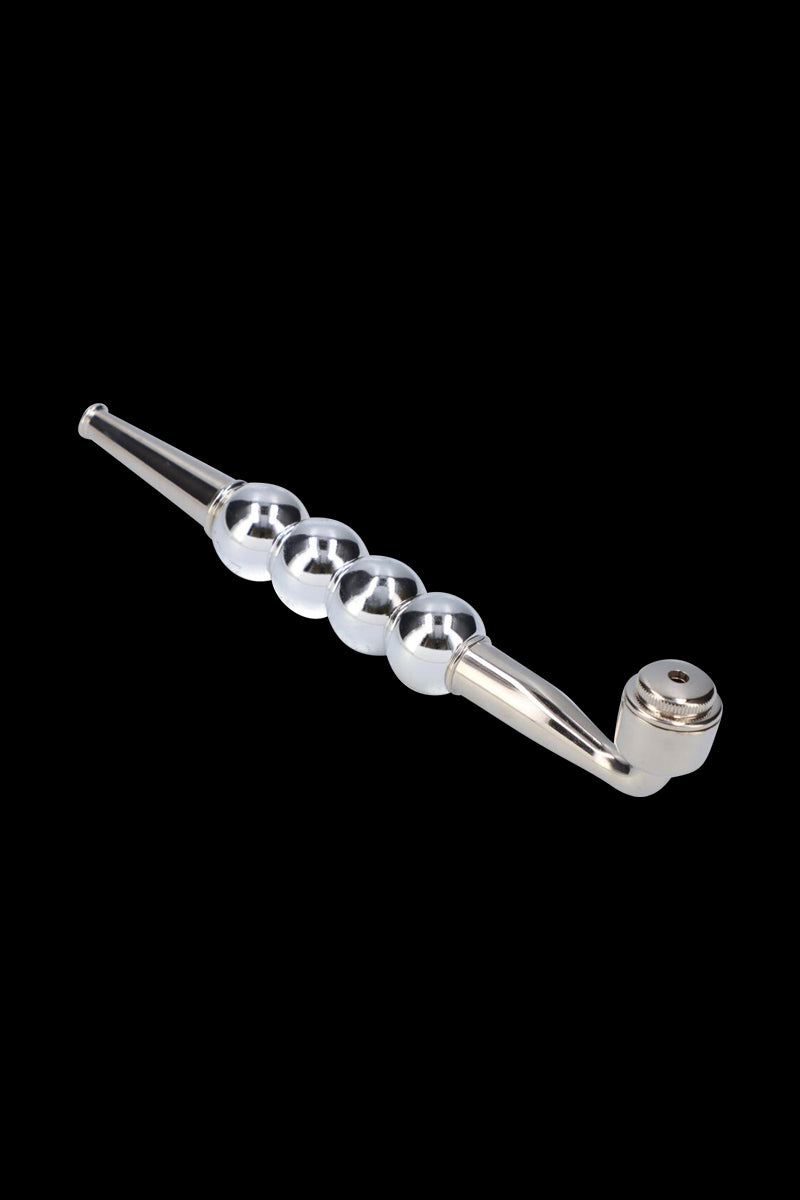 Stylish Curvy Mid-Section Metal Hand Pipe