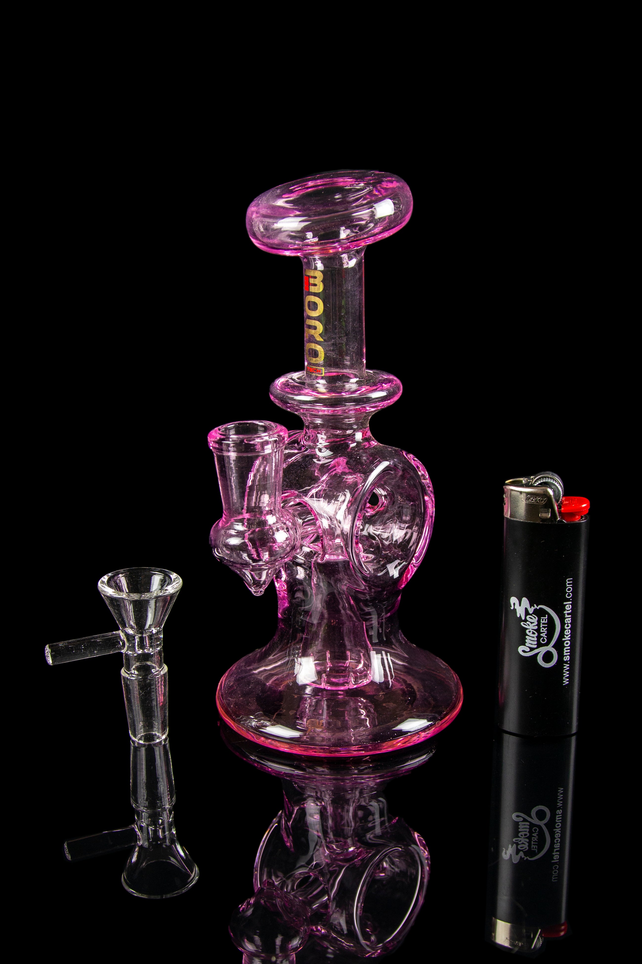 BoroTech Glass Sigrun Mini Barrel Rig - A Stunning Small Pipe