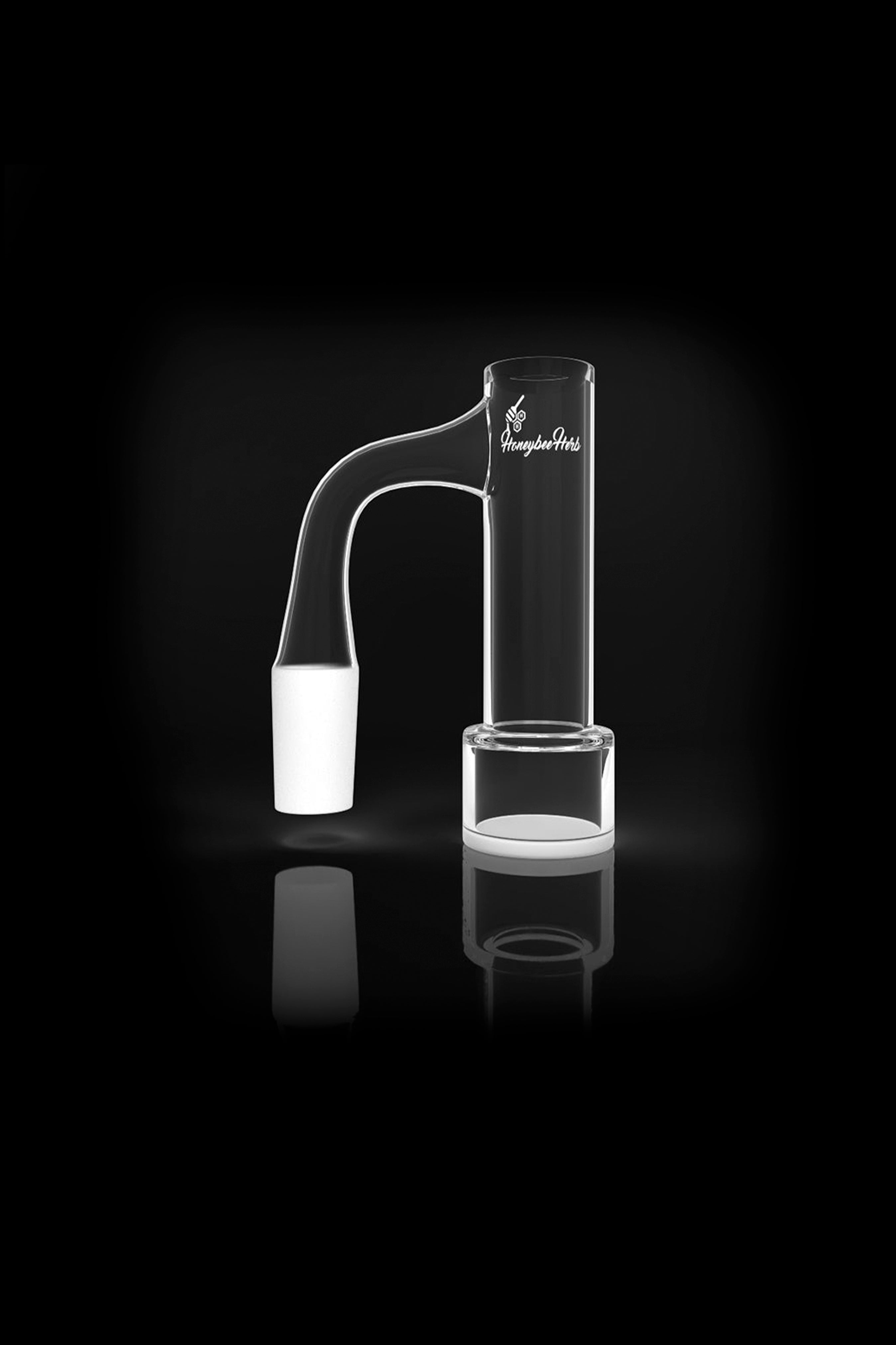 Honeybee Herb Honey Boiler Quartz Banger - Stunning Black Line