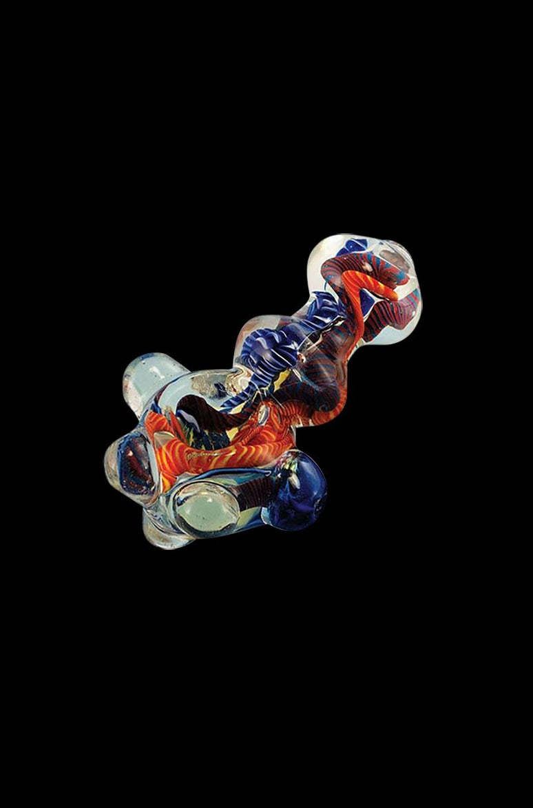 Stunning Heavy Inside-Out Glass Pipe