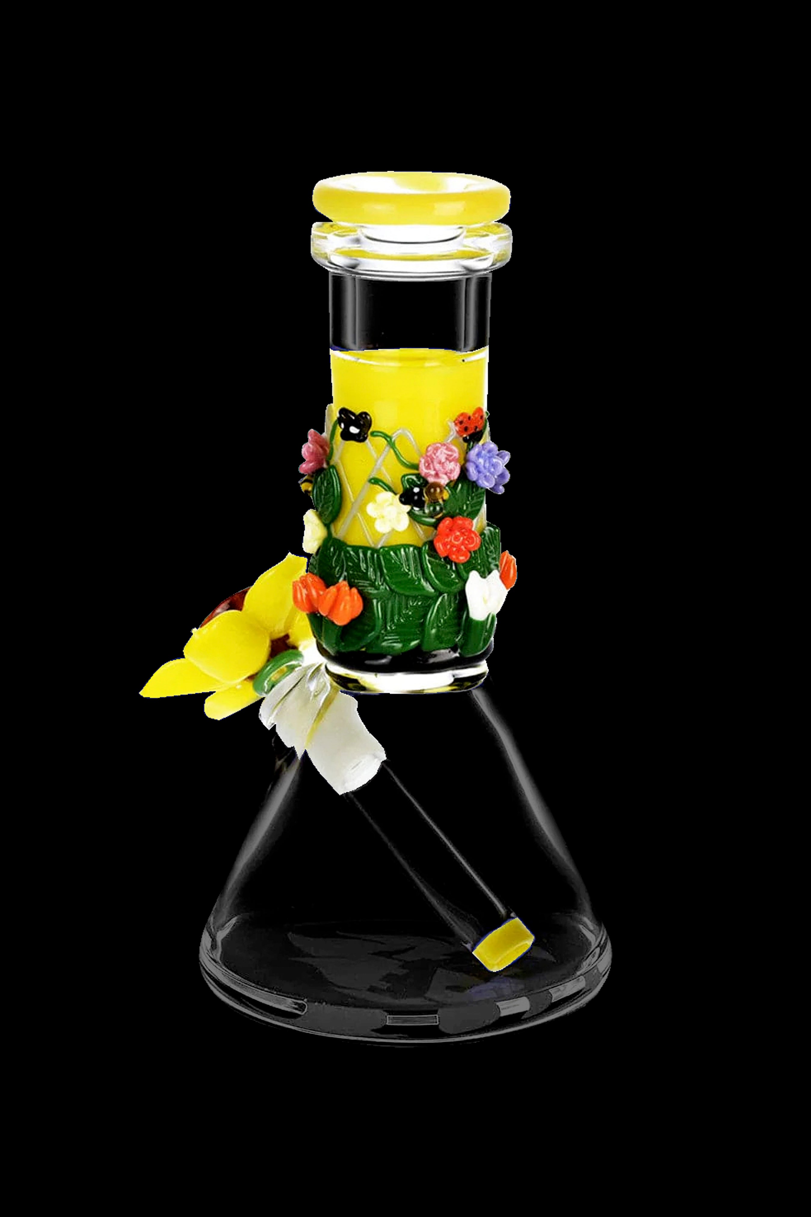 Empire Glassworks Enchanting Flowers Baby Beaker Water Pipe