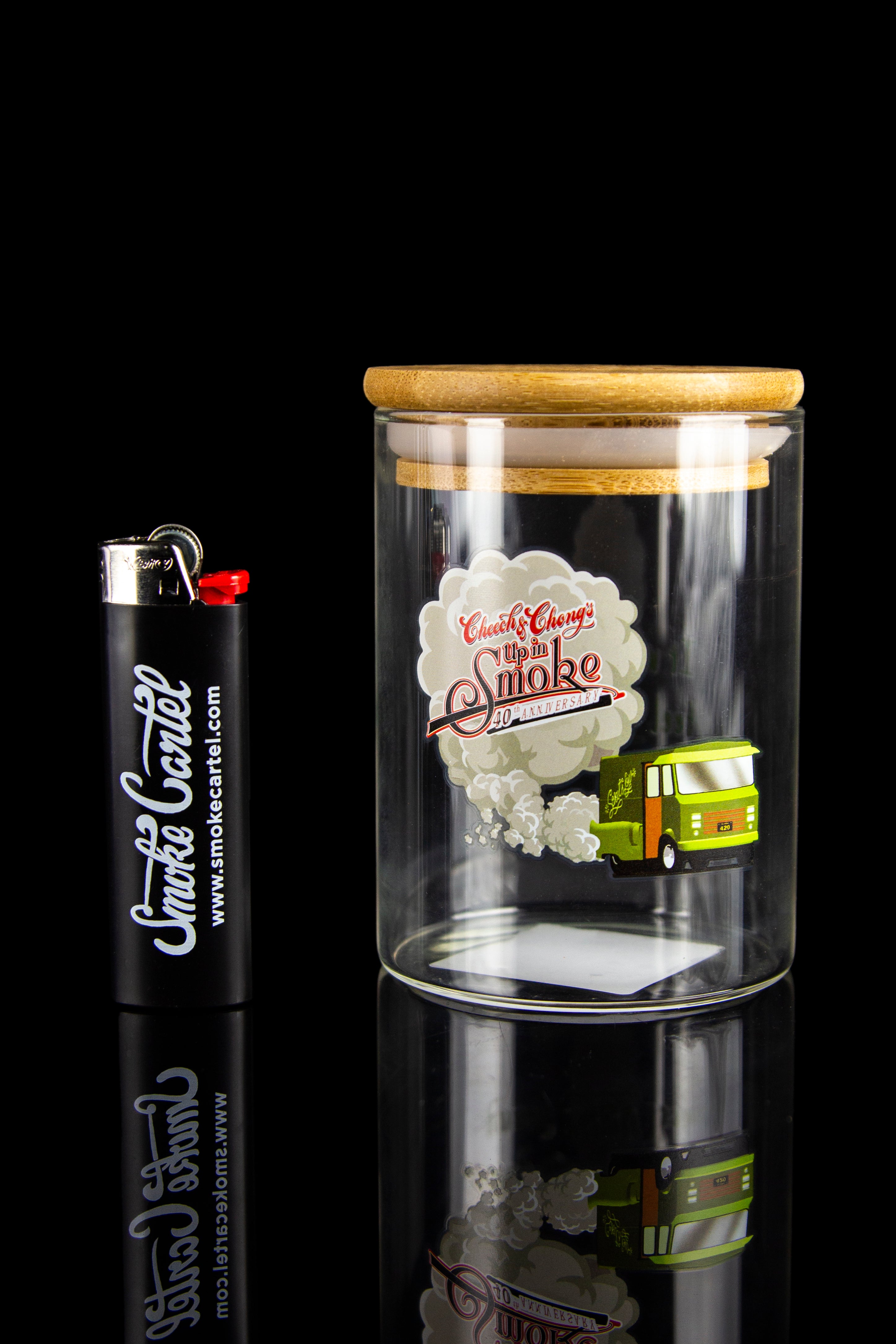 Cheech & Chong's Iconic Green Van 40th Anniversary Stash Jar - A Must-Have for Fans!