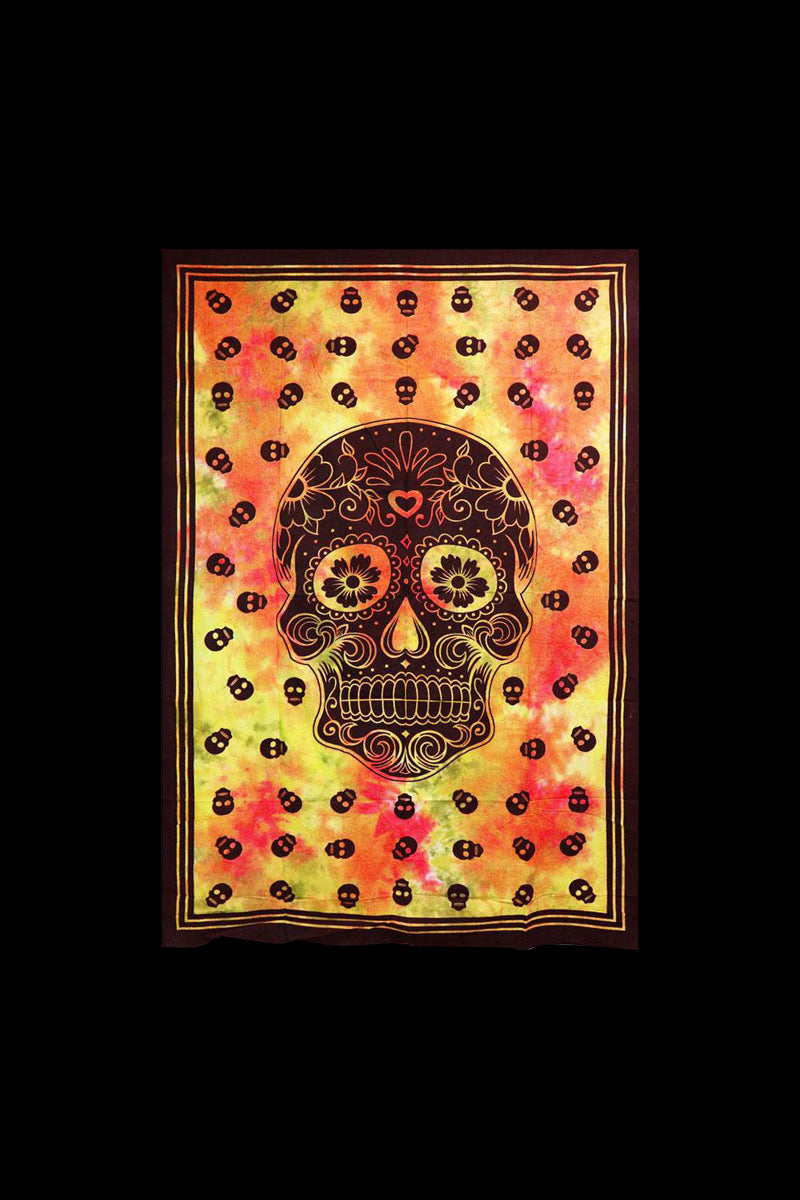 Eye - Catching Multi Skull Tapestry