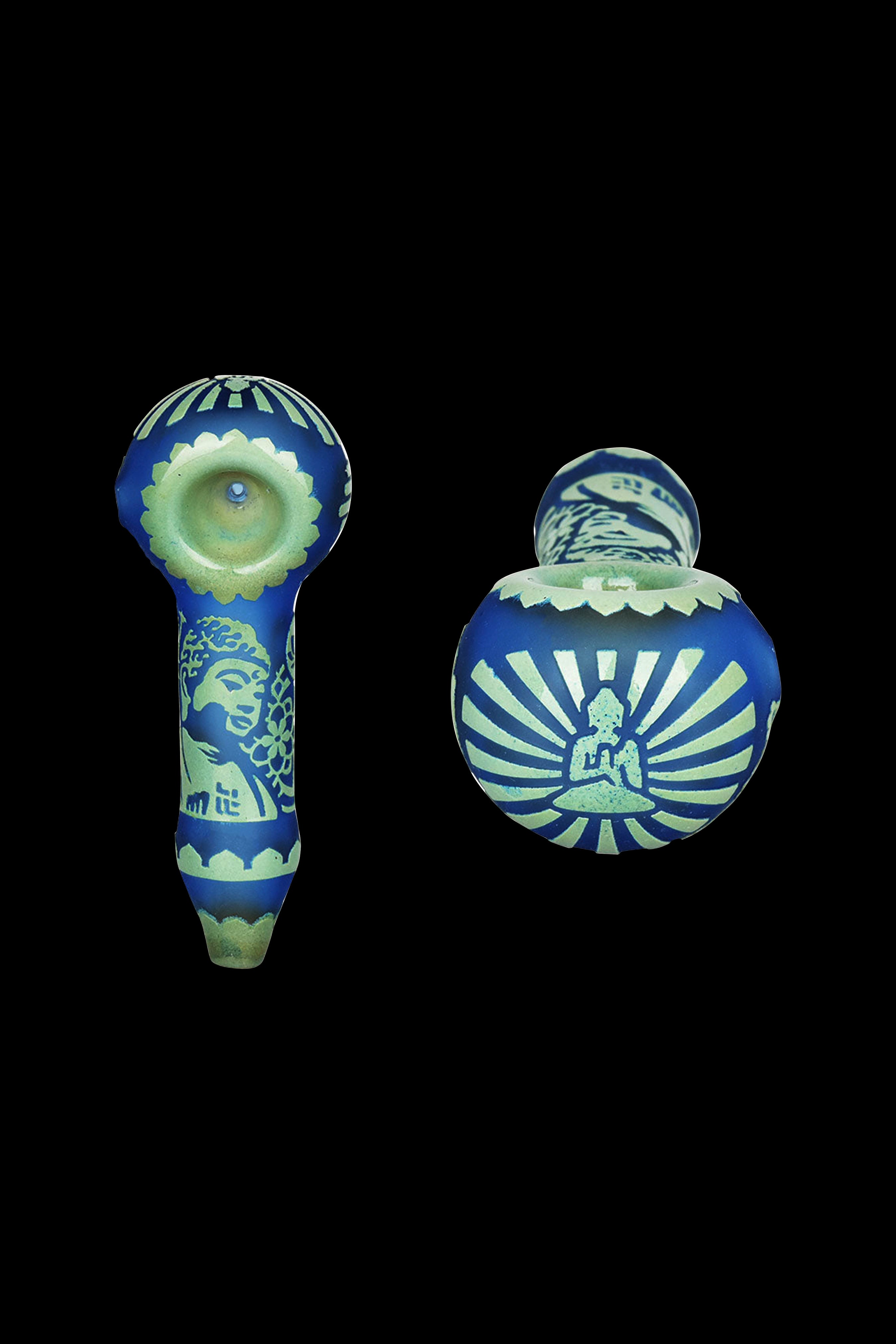Milkyway Glass Serene Buddha Hand Pipe