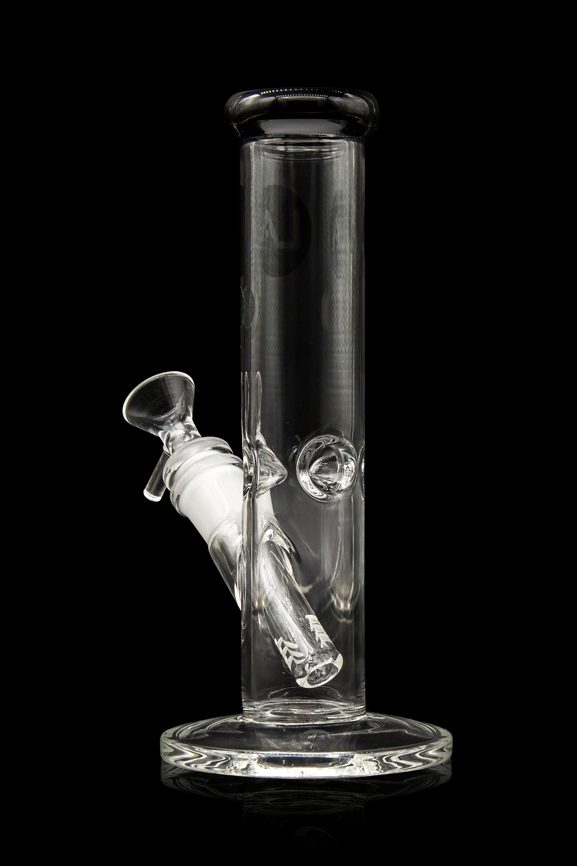 LA Pipes Borosilicate Glass Straight Tube Bong - A Timeless Classic