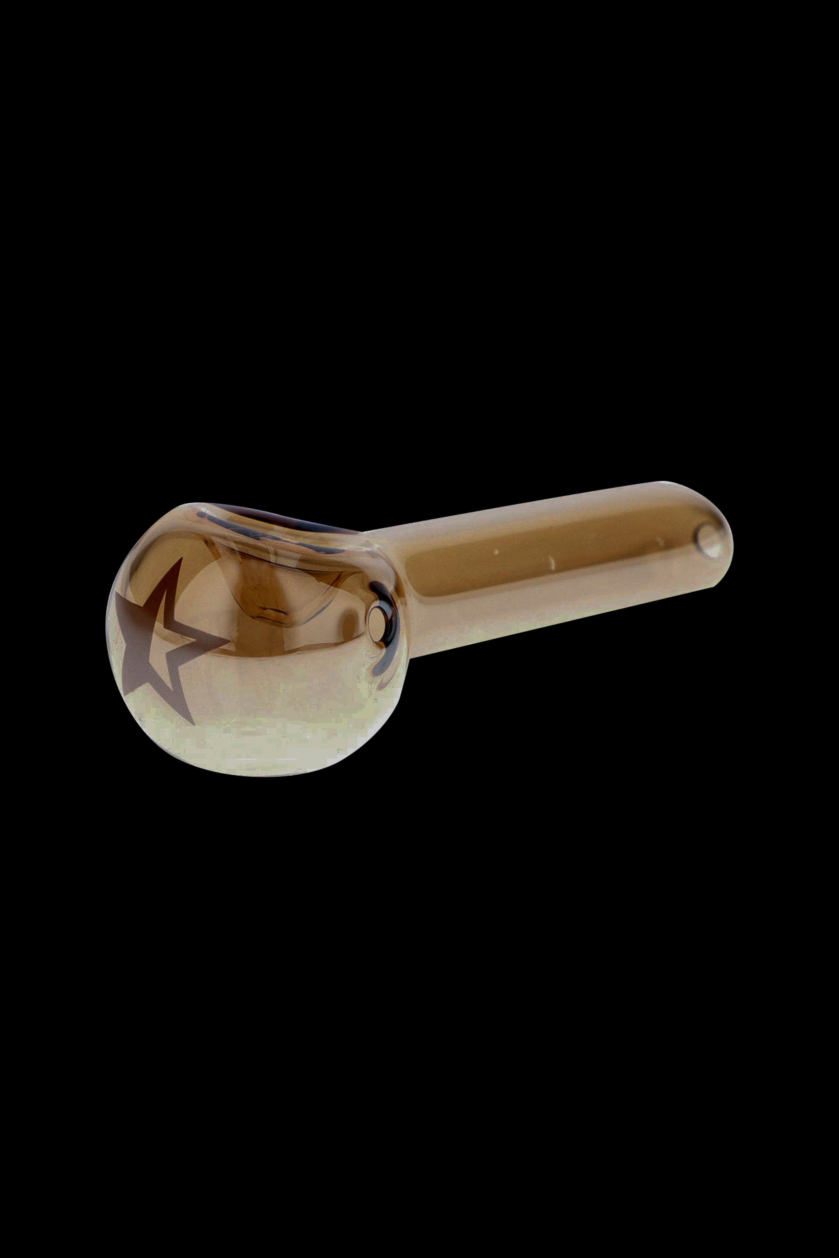 Famous X Stunning Gold Fumed Hand Pipe - Must-Have!