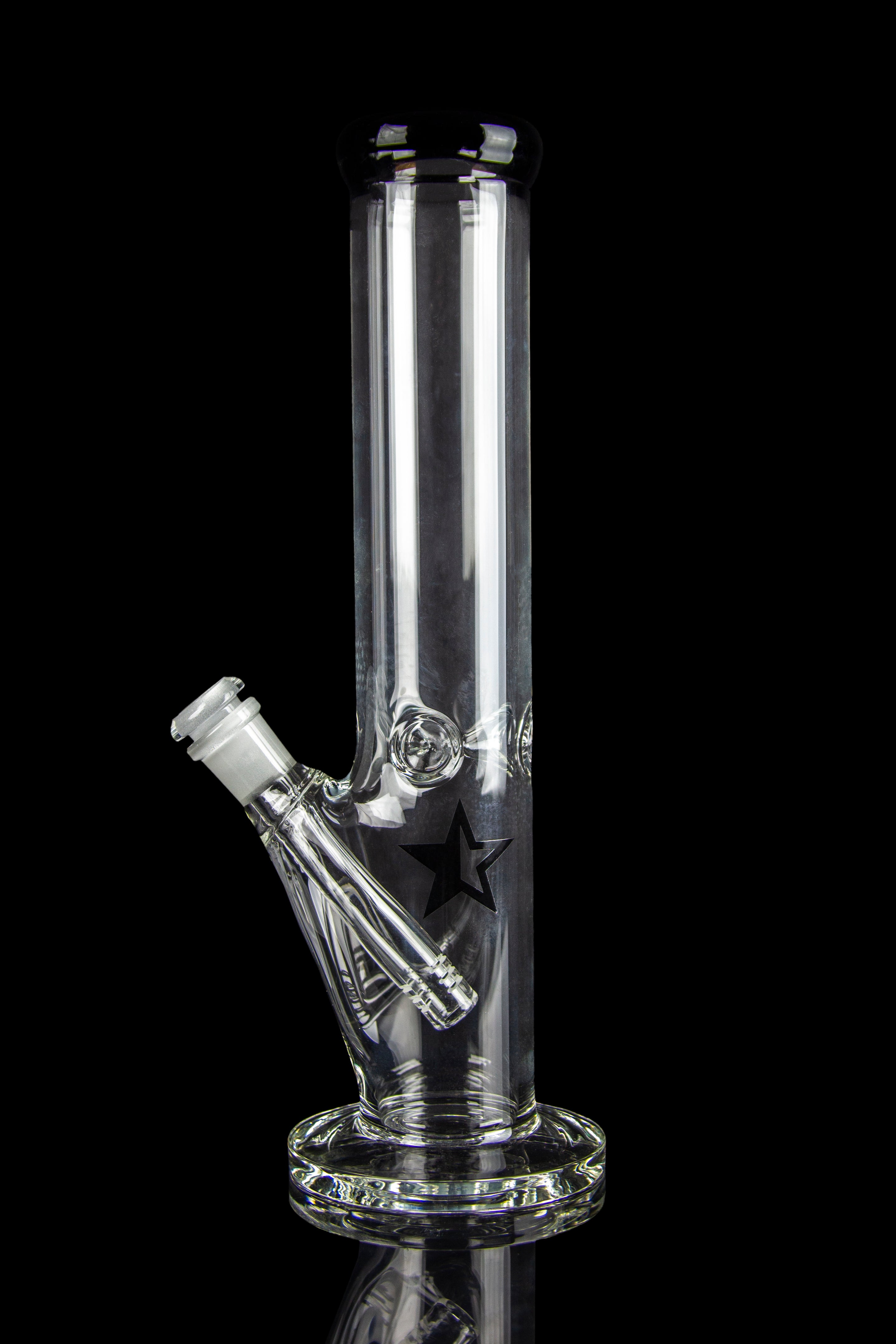 Famous X Premium Straight Tube Ice Bong