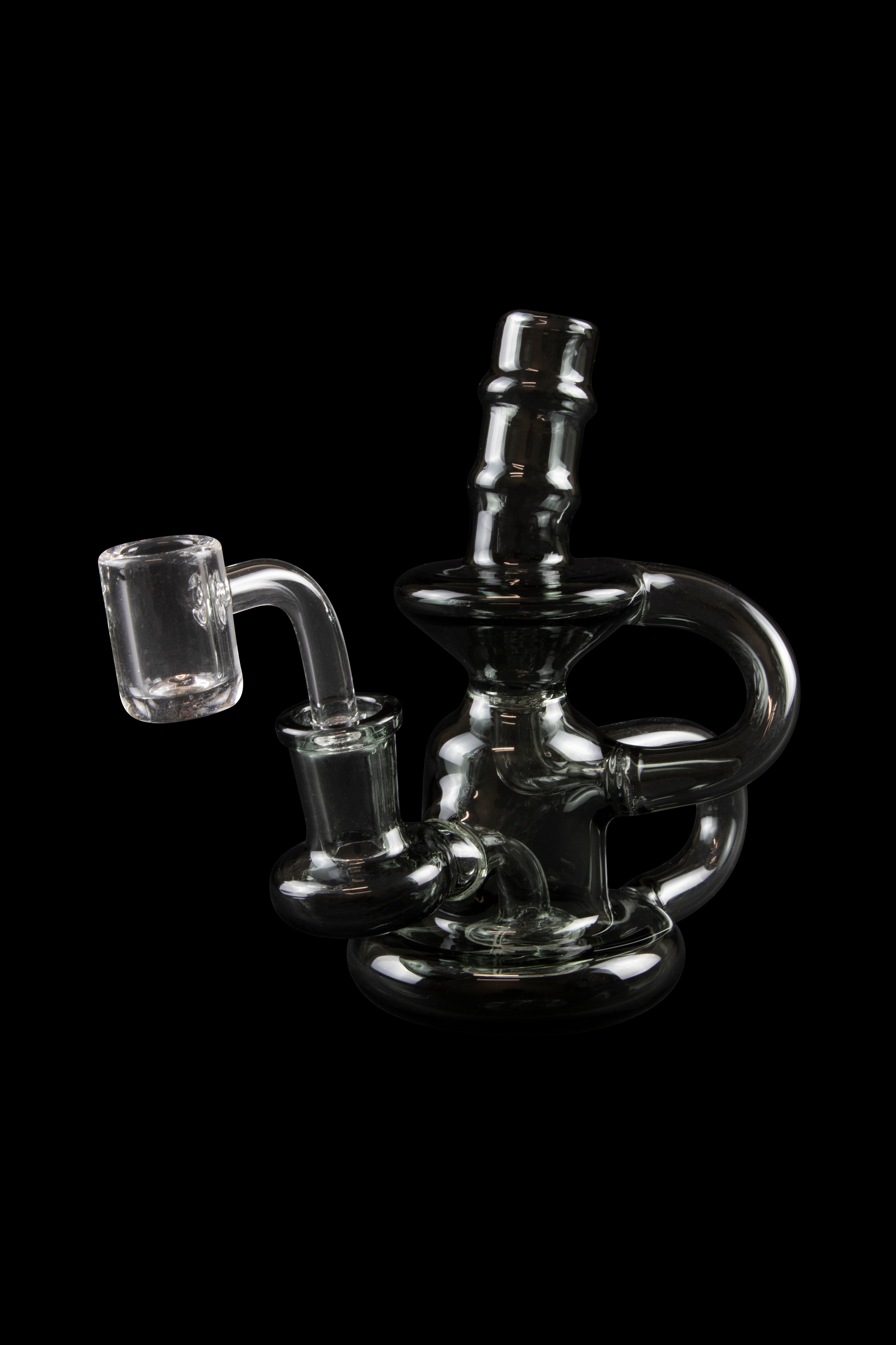 Compact Mini Travel Recycler Dab Rig - Your Adventure Companion