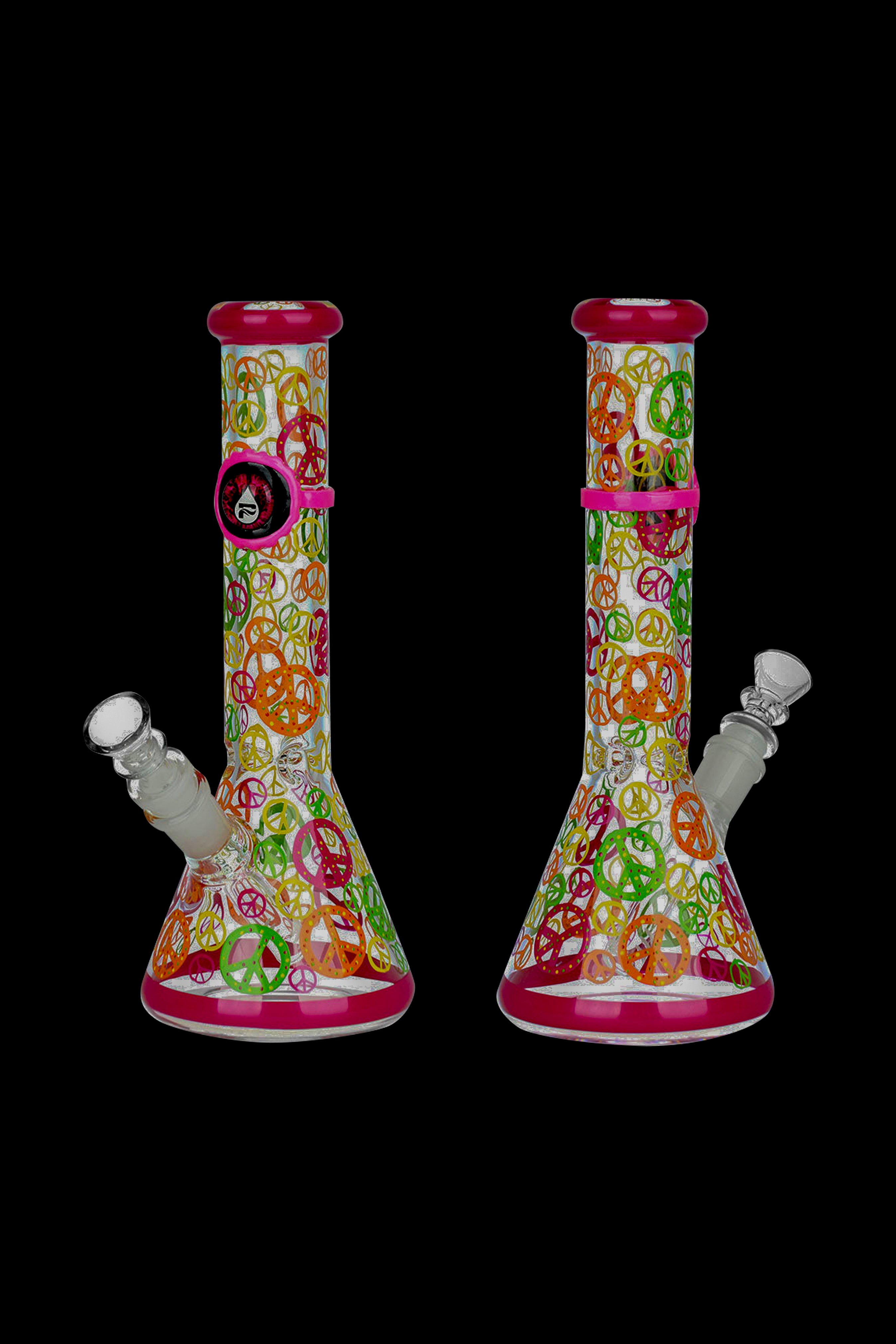 Pulsar Peacekeeper Glow-in-the-Dark Beaker Water Pipe