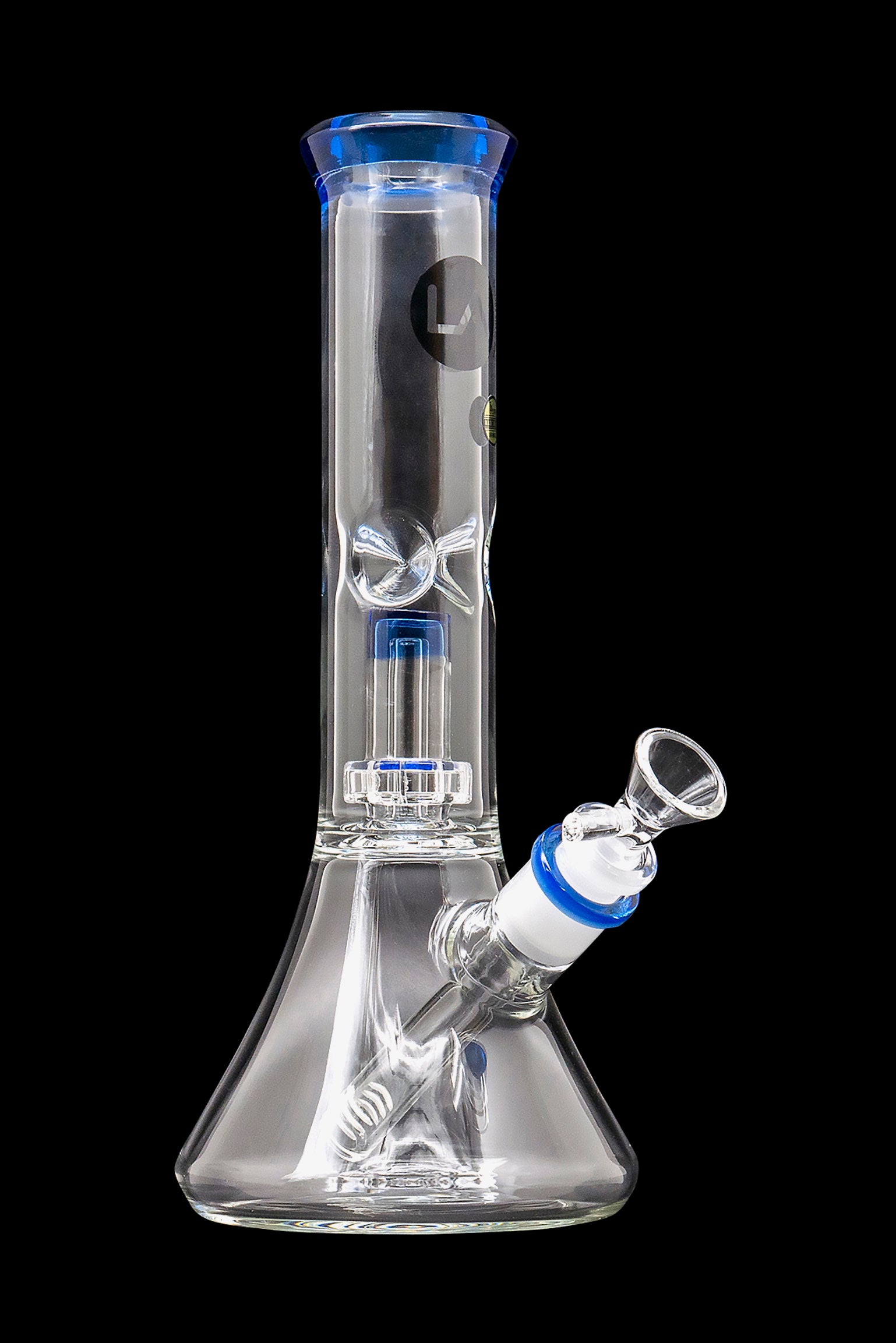 LA Pipes Beaker Bong with Showerhead Perc - The Ultimate Smoking Companion