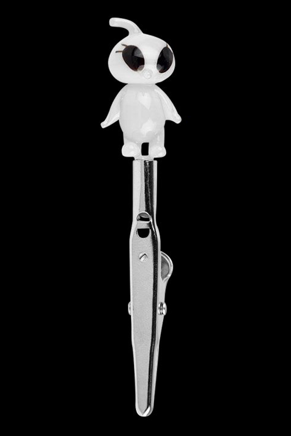 Adorable Femme Alien Glass Memo Clip - A Must - Have!
