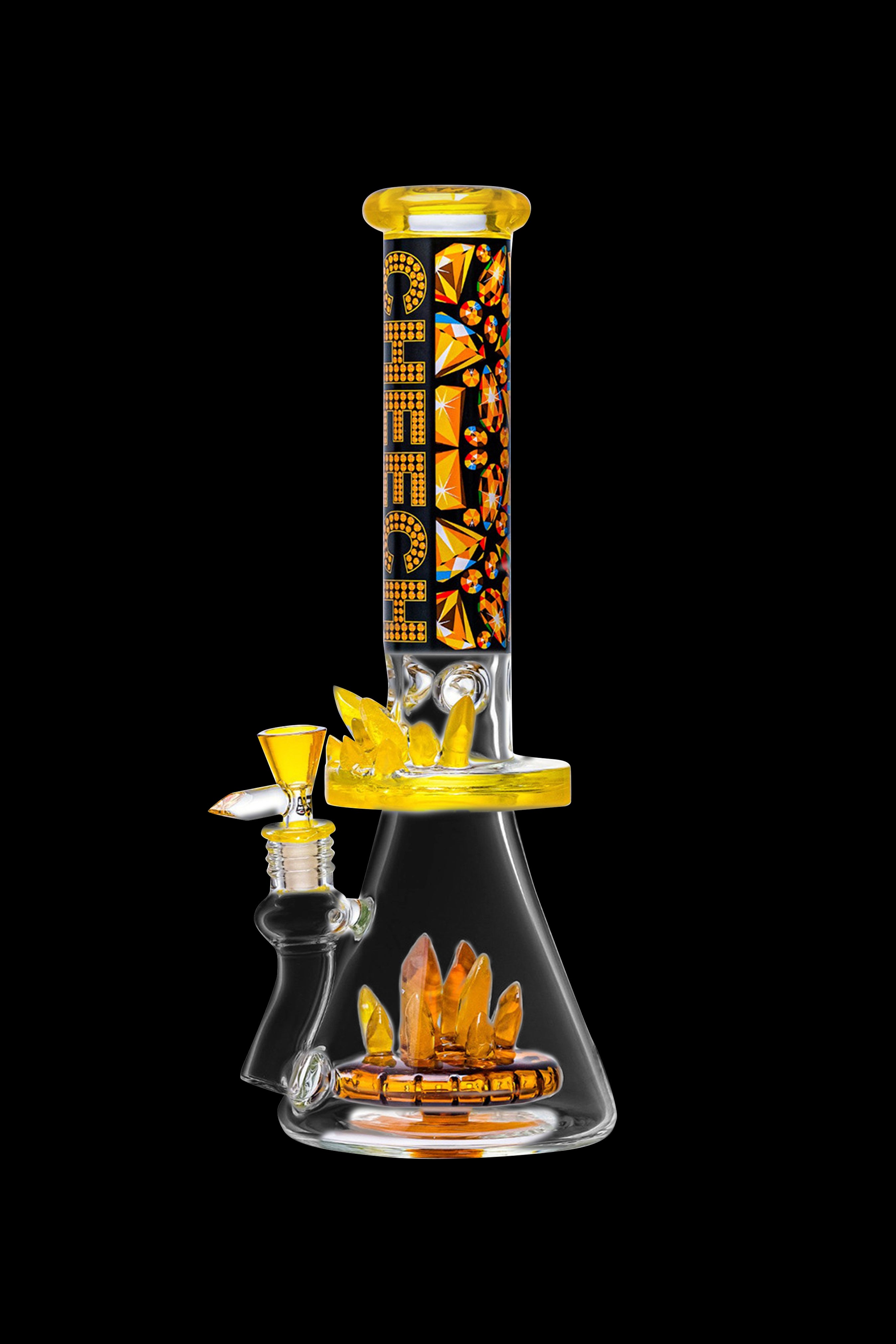 Cheech Glass 'Shining Bling Bling' Water Pipe - Elevate Your Smoke Sessions!