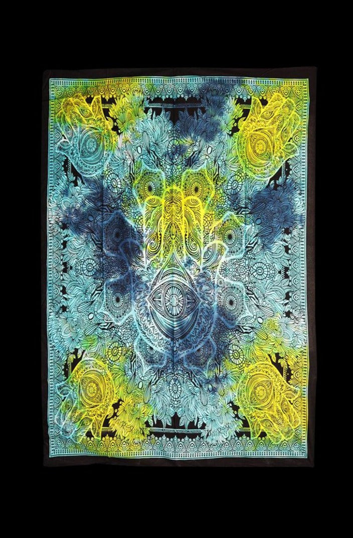 Enchanting Hamsa Hand Tapestry