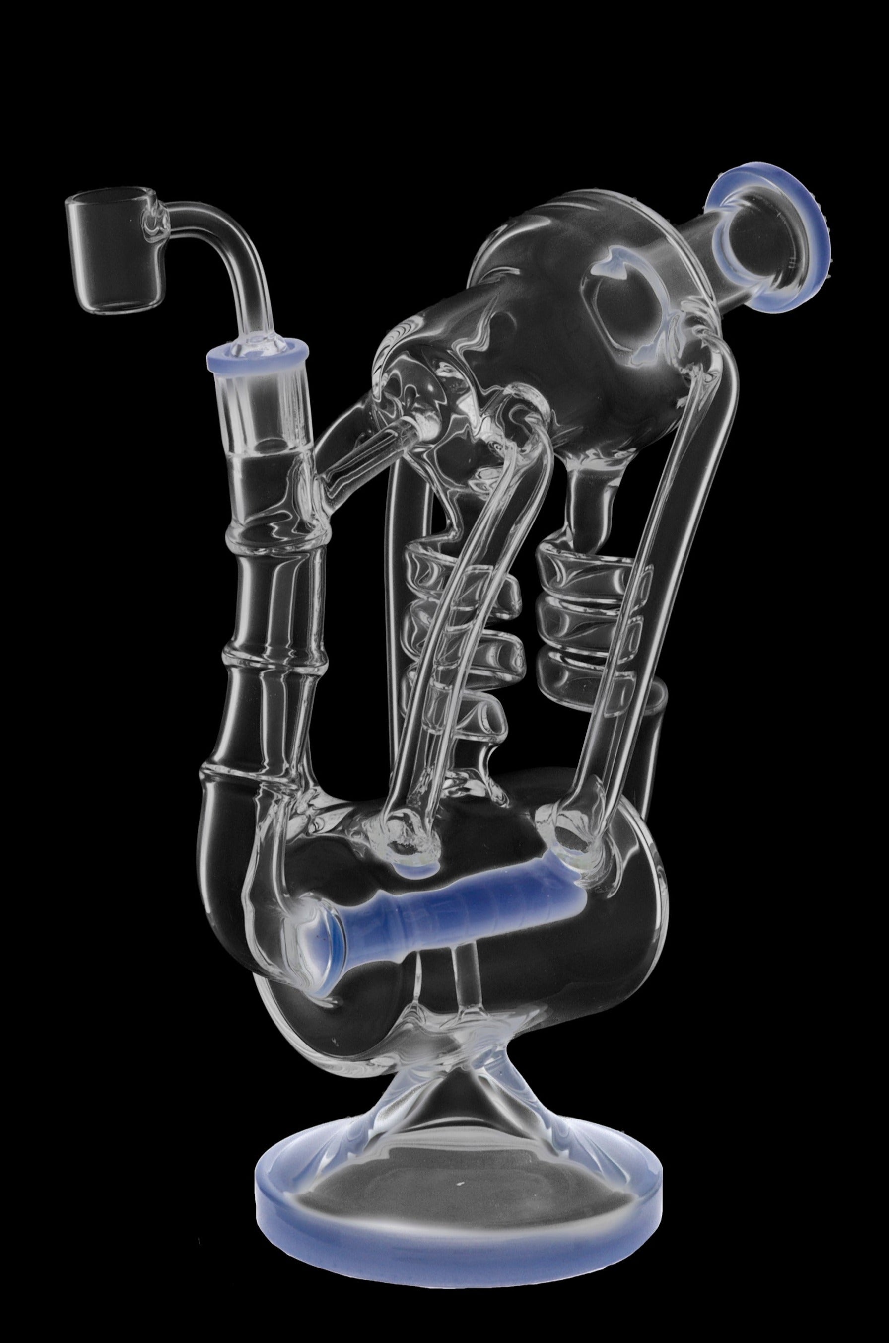 Stunning Inline Barrel Recycler Rig