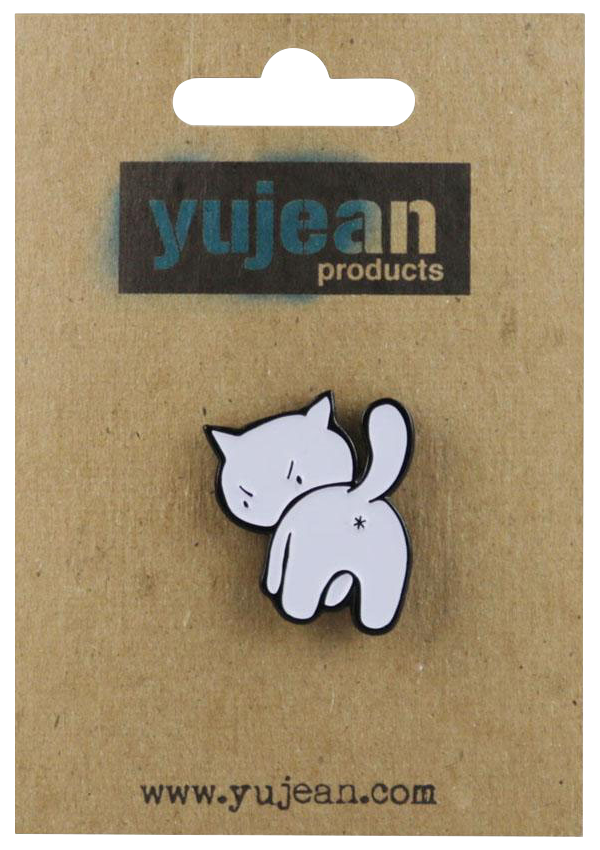Evilkid Kitty Enamel Hat Pin: The Purrfect Sassy Accessory
