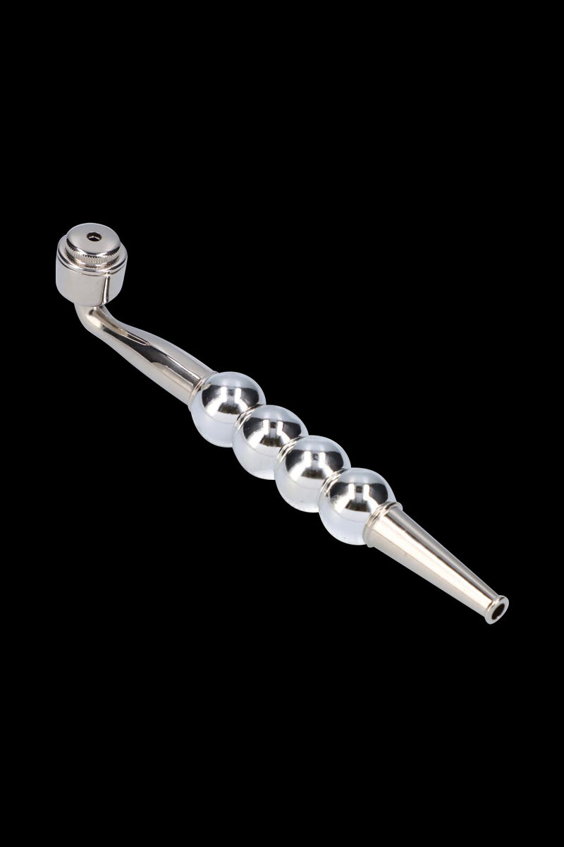 Stylish Curvy Mid-Section Metal Hand Pipe