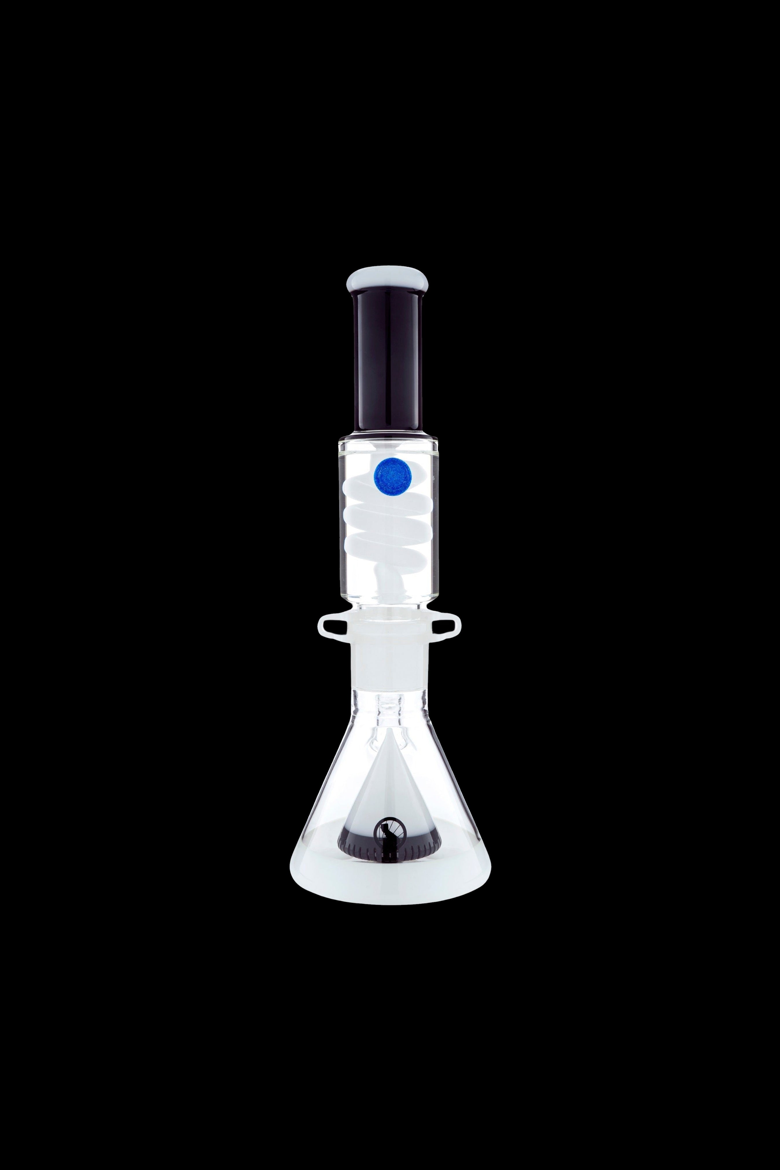 MAV Glass Slitted Pyramid Beaker Freezable Coil System - Premium Smoking Experience