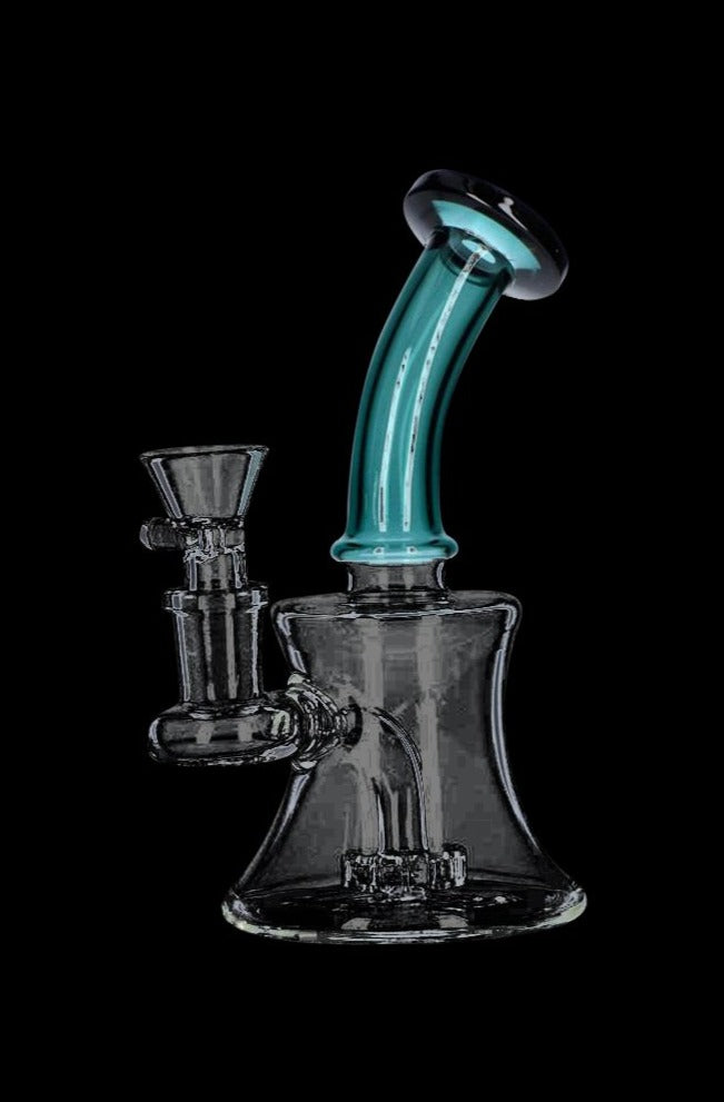 Stunning Beaker Base Bubbler with Fixed Showerhead Diffuser
