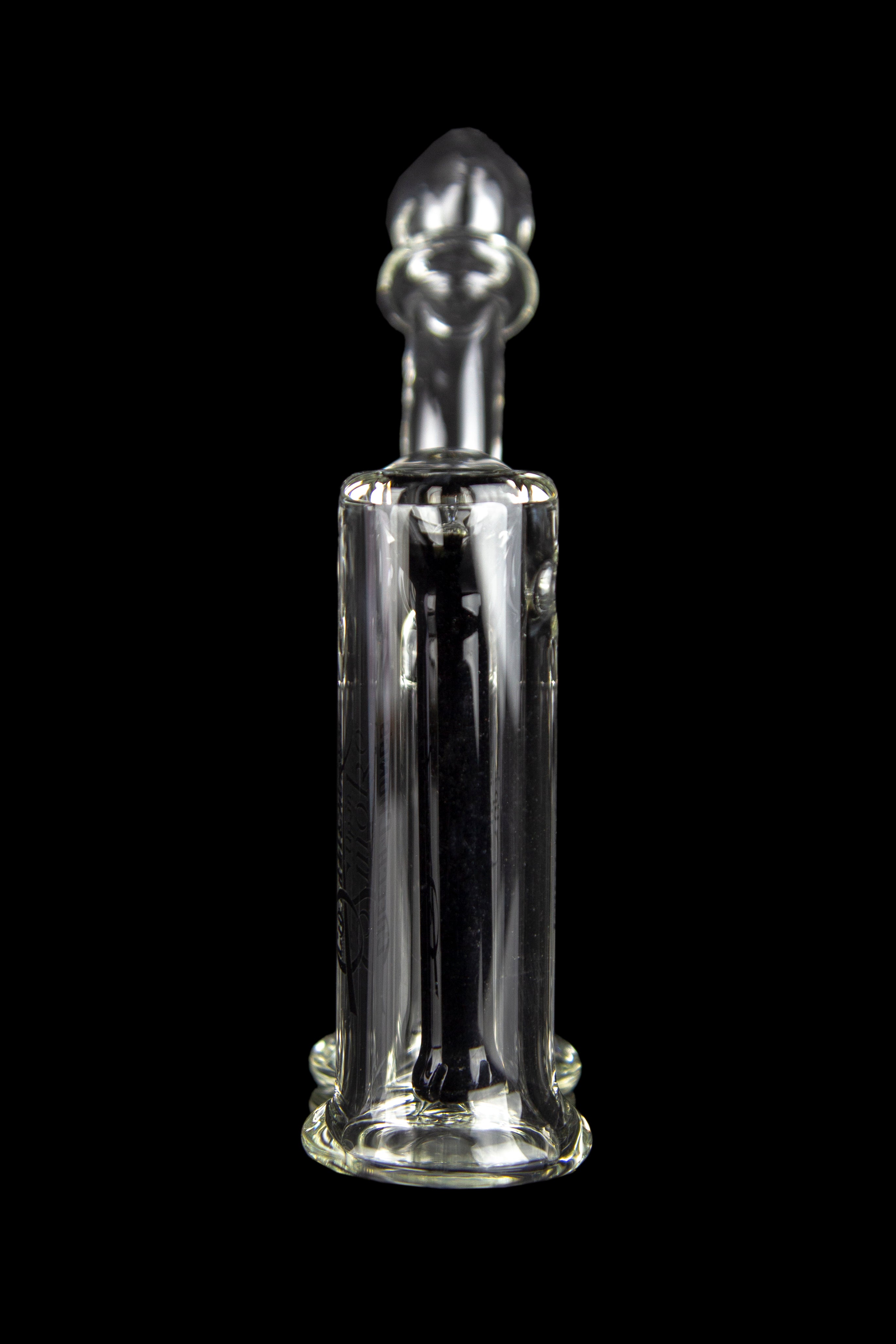 Cheech & Chong's Stunning Black Clyde Bubbler