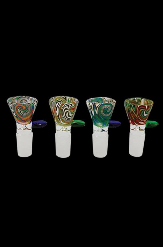 Funnel Shaped Colorful Worked Herb Slide