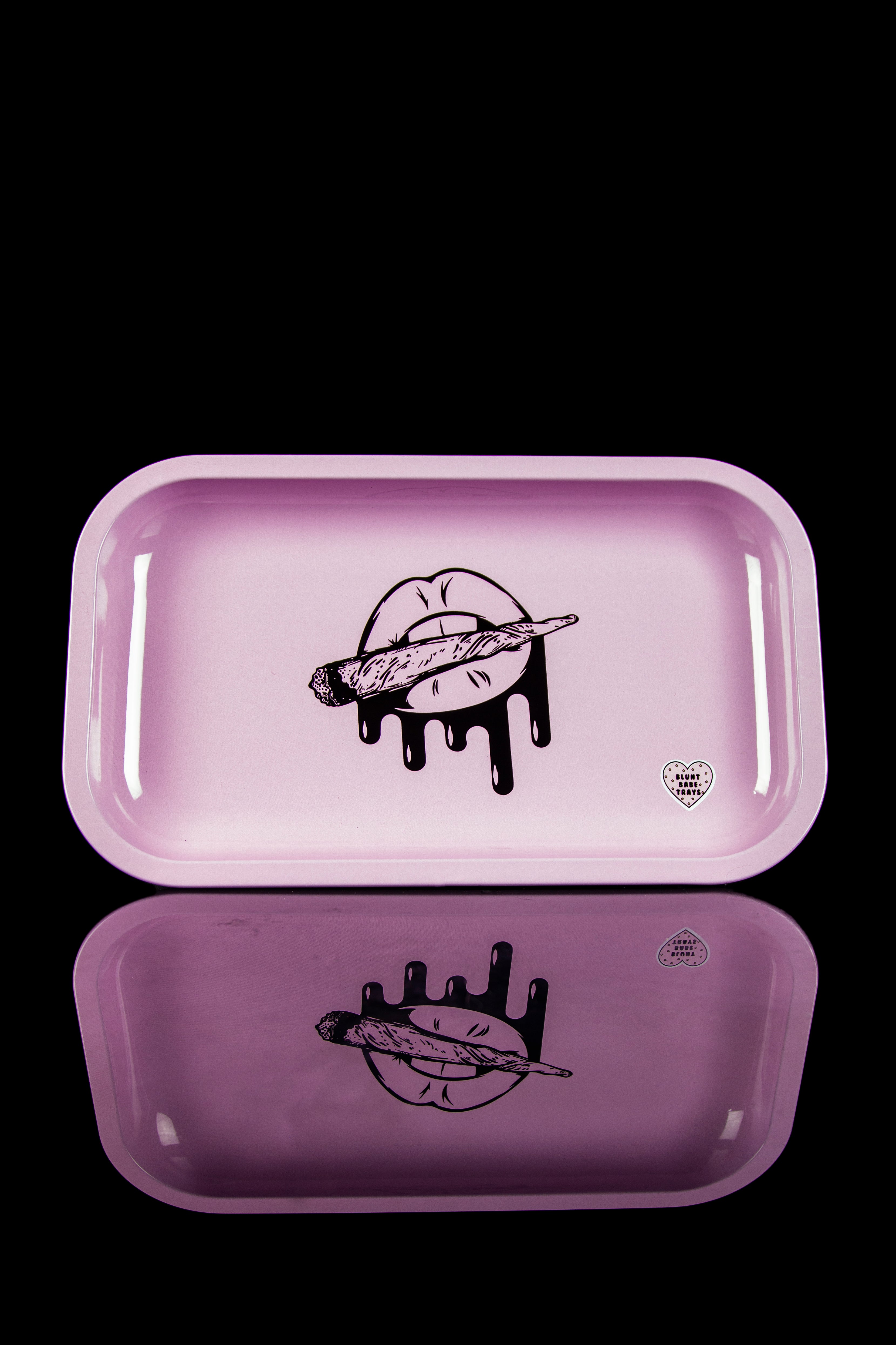 Blunt Babe Pink Lips Luxury Rolling Tray