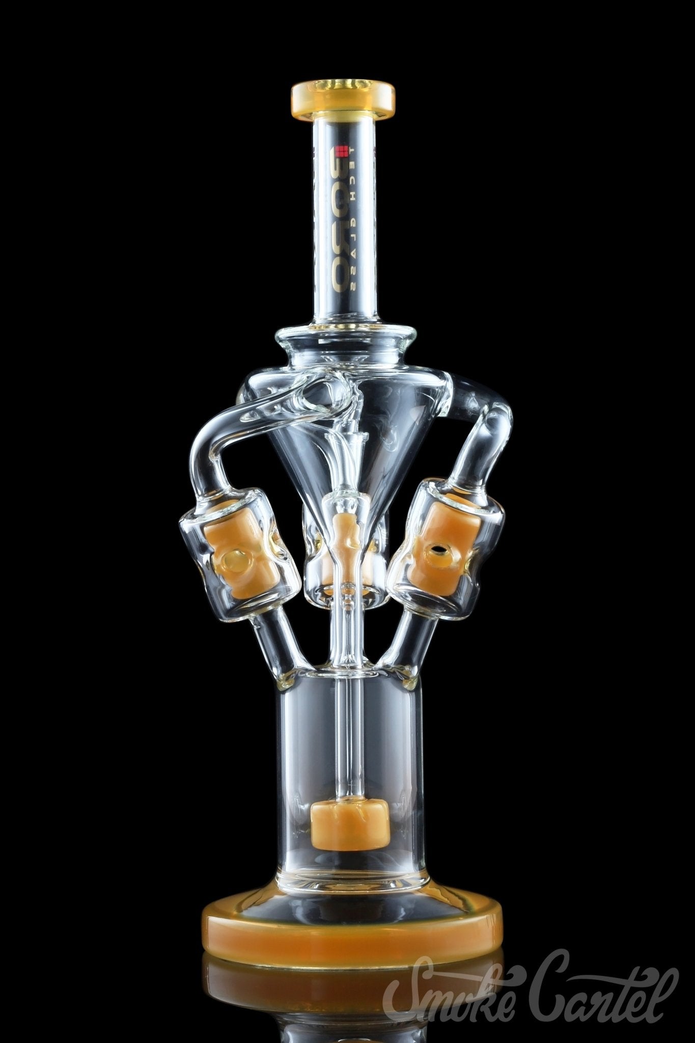 BoroTech Glass Lofn Triple Suspended Swiss Recycler - Elevate Your Smoking Experience