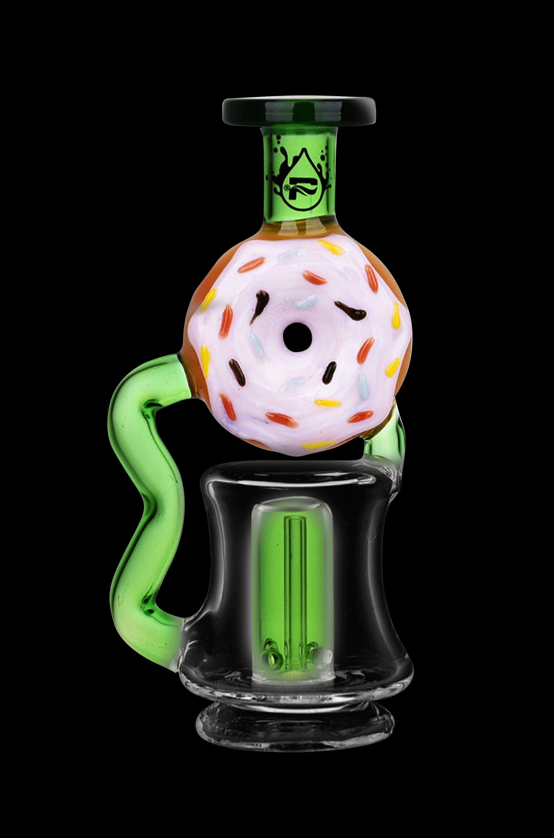 Pulsar Frosted Donut Recycler Attachment for Puffco Peak/Pro - Elevate Your Vaping!