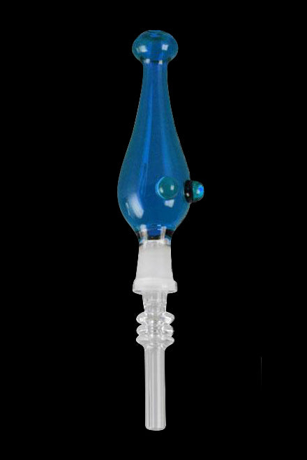 Awesome Portable Glass Dab Straw with Quartz Tip