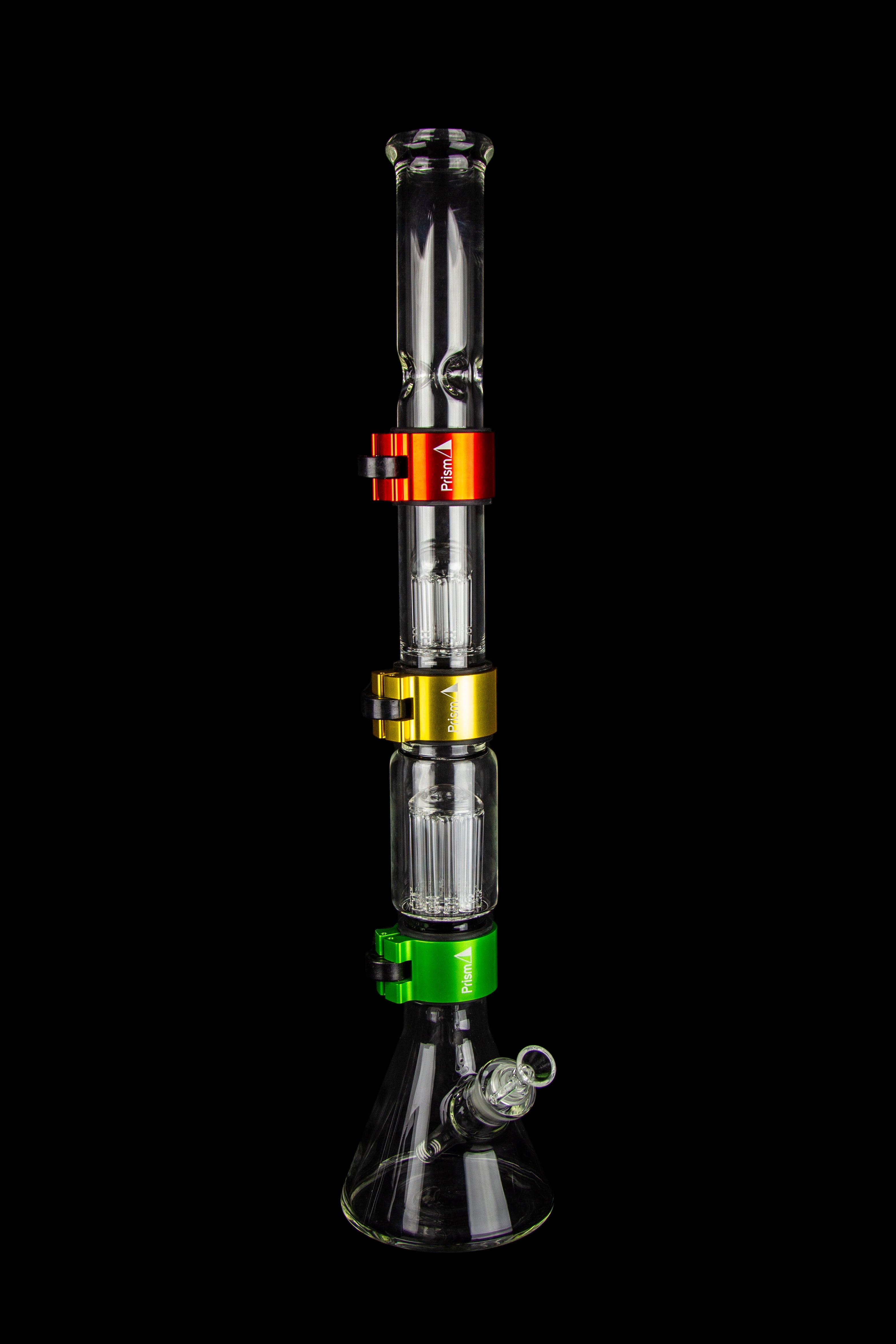 Prism Rasta Triple Stack Modular Bong - The Ultimate Smoking Companion