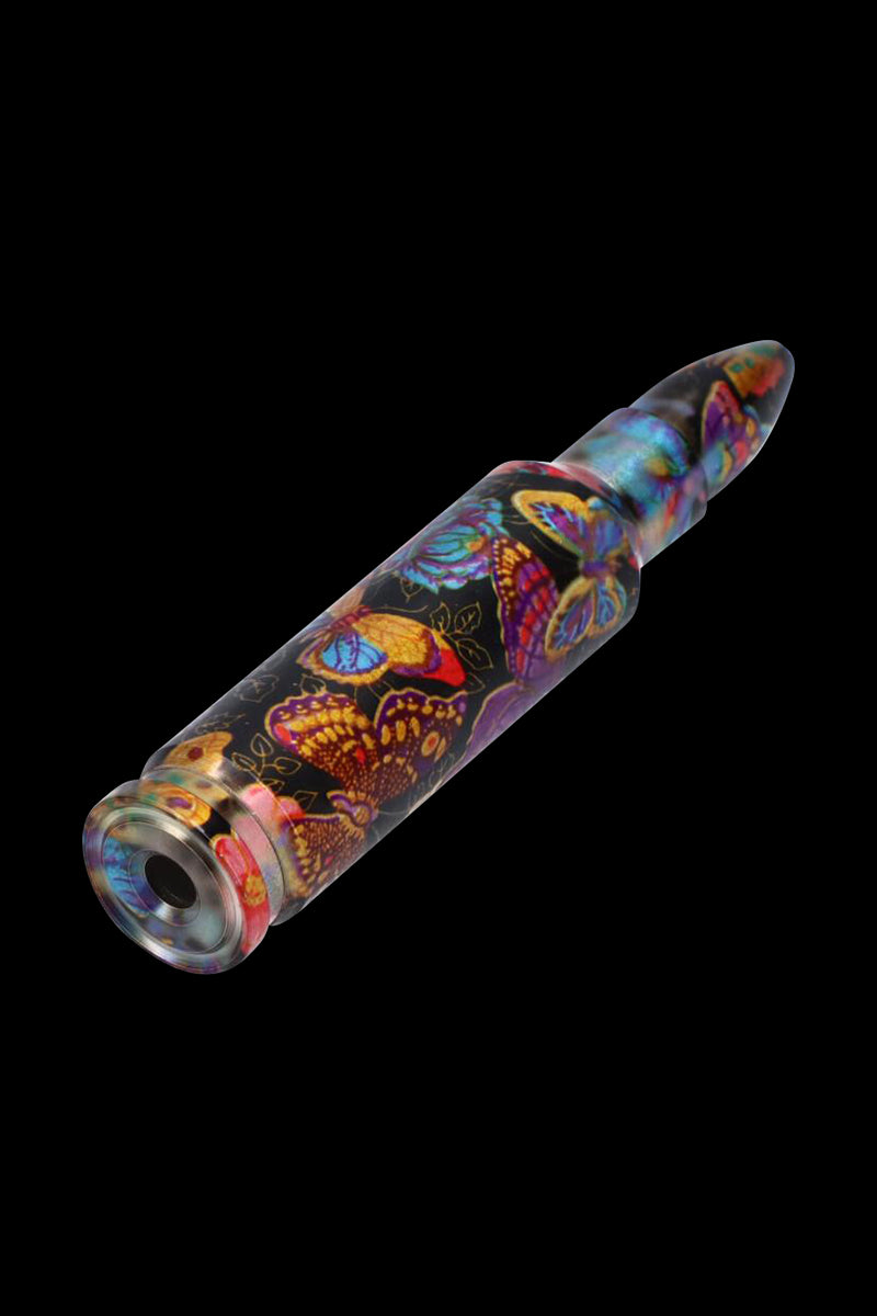 Cool Metal Bullet Print Hand Pipe - Your Smoking Essential