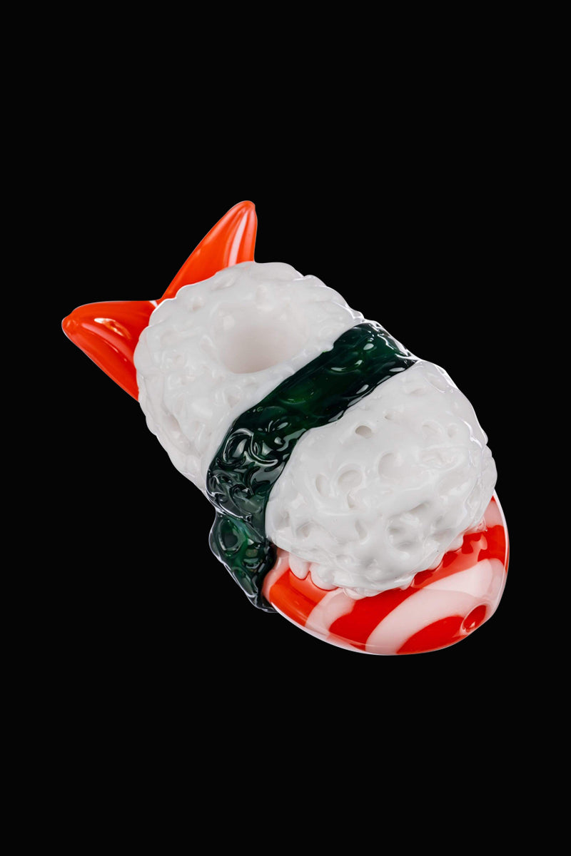 Empire Glassworks Delightful Shrimp Nigiri Sushi Hand Pipe