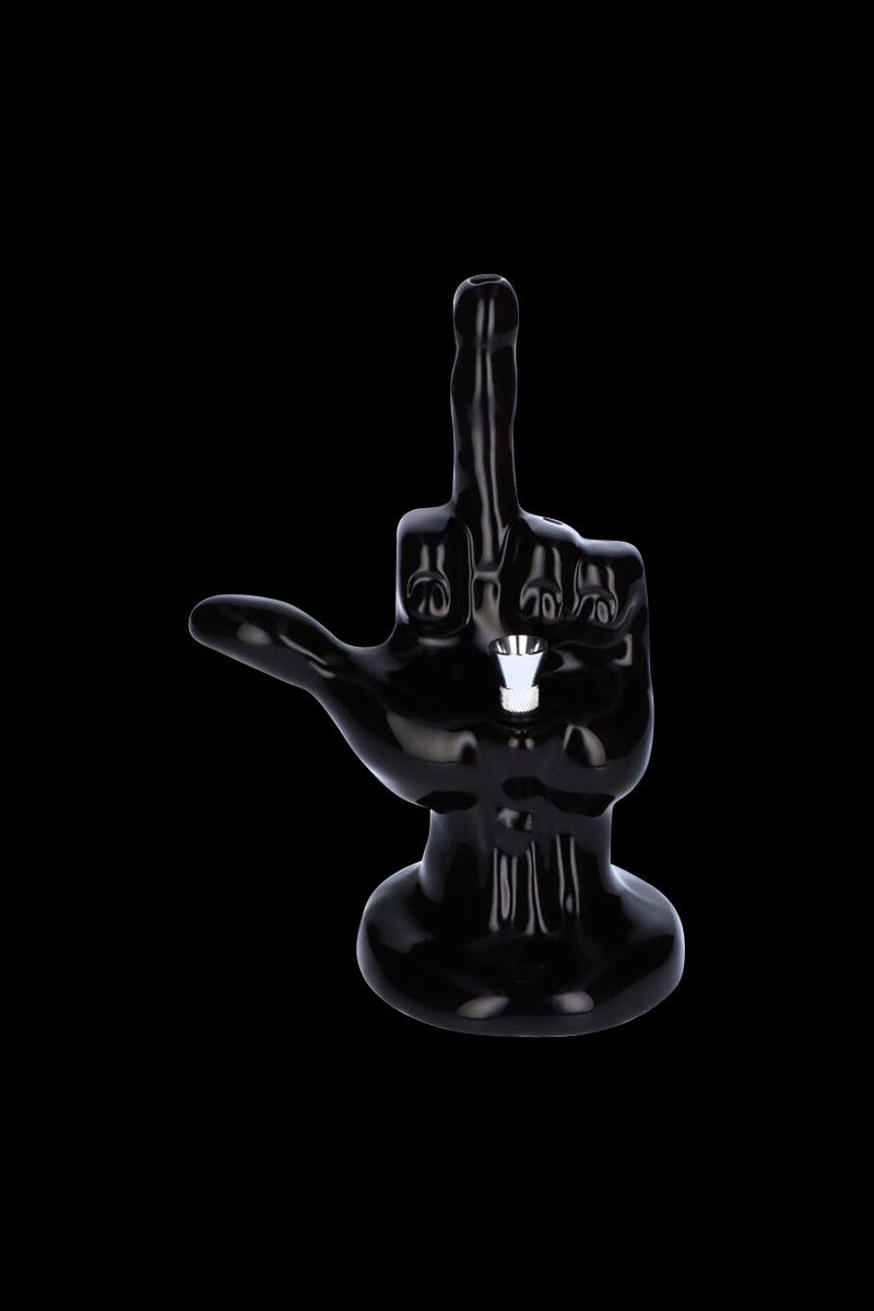 Cool Middle Finger Ceramic Smoking Pipe