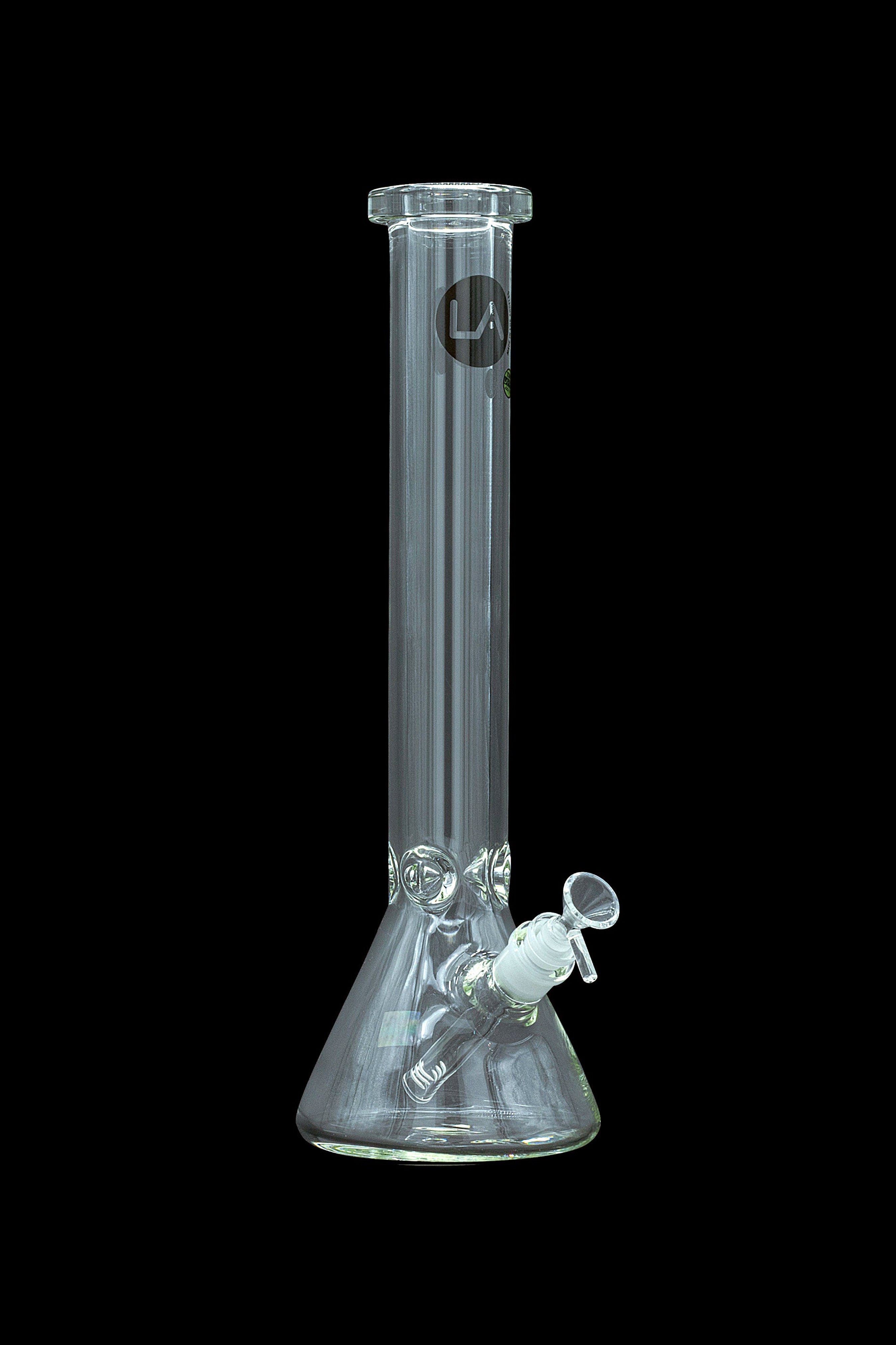 LA Pipes 'Squared Up' Heavy-Duty 9mm Thick Beaker Bong - Ultimate Smoking Companion