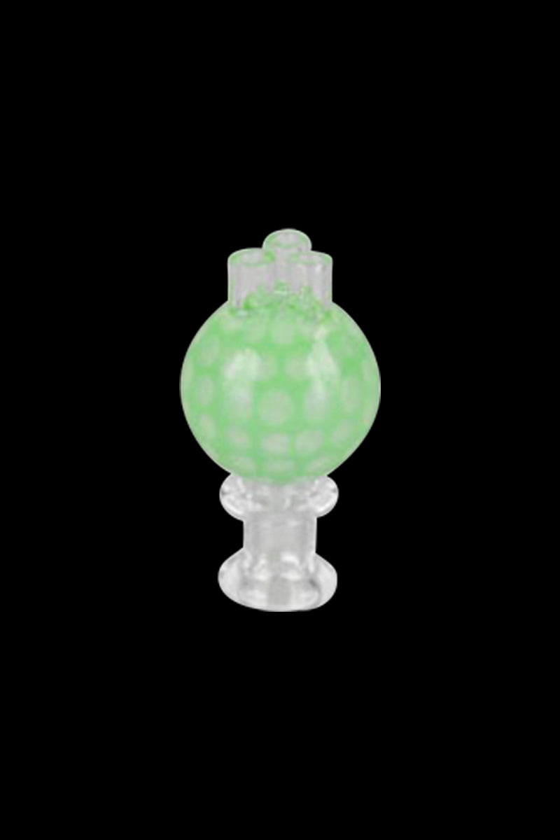 Colorful Honeycomb Triple Stem Bubble Carb Cap - Elevate Your Dabbing!