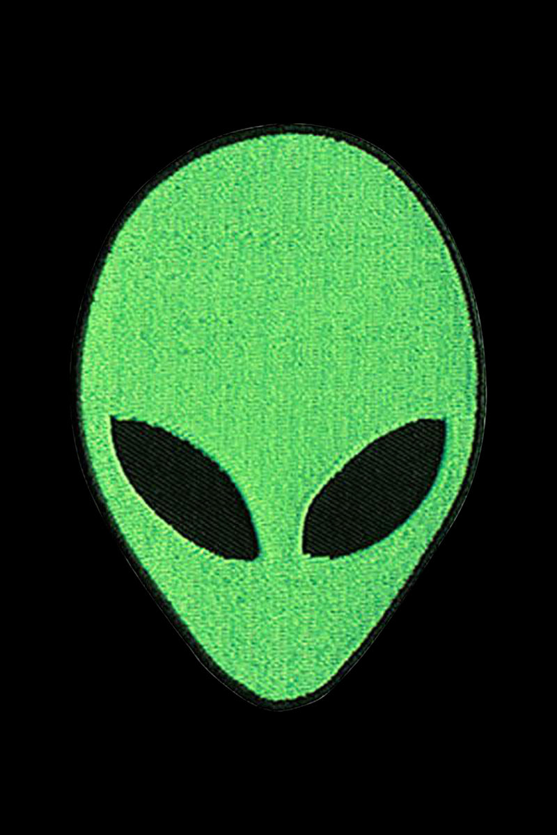 Stunning Alien Head Fuzzy Patch