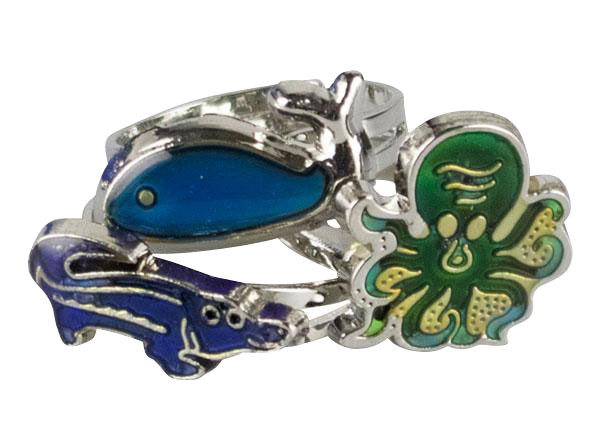 Awesome Animal Mood Adjustable Rings - Bulk Pack of 60
