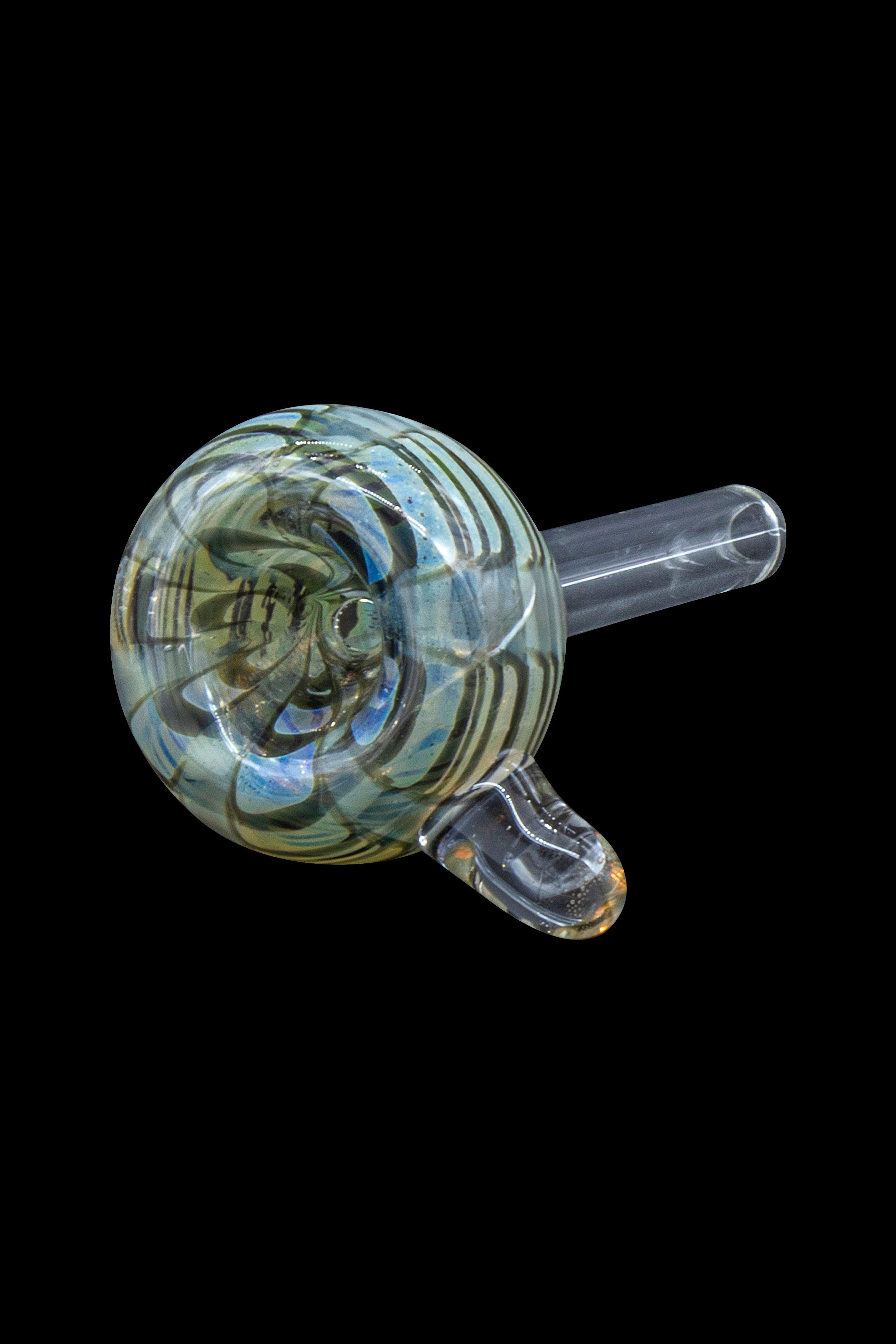 LA Pipes Colorful Raked Bubble Pull - Stem Slide Bowl - A Stunning Addition!