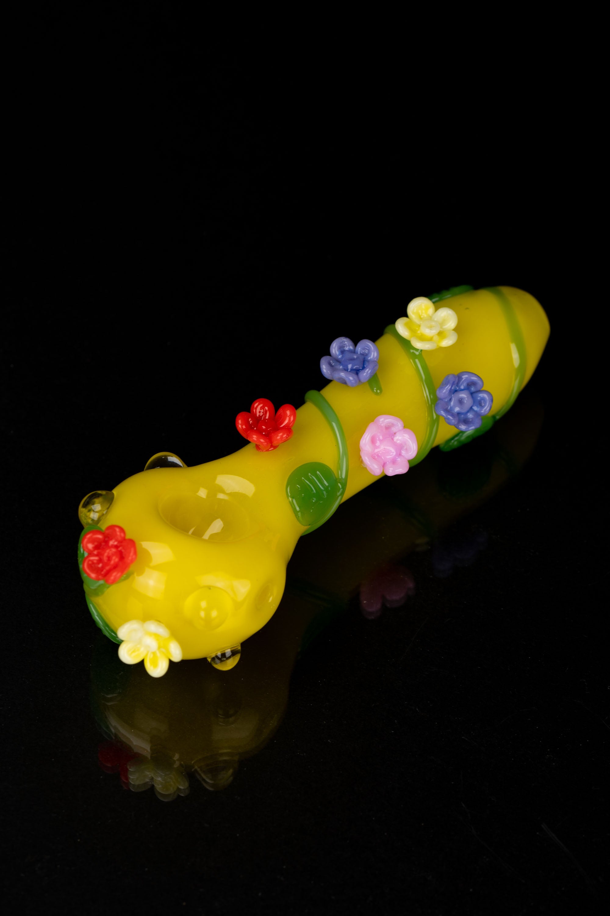 Empire Glassworks Enchanting Rainbow Garden Mini Spoon Pipe