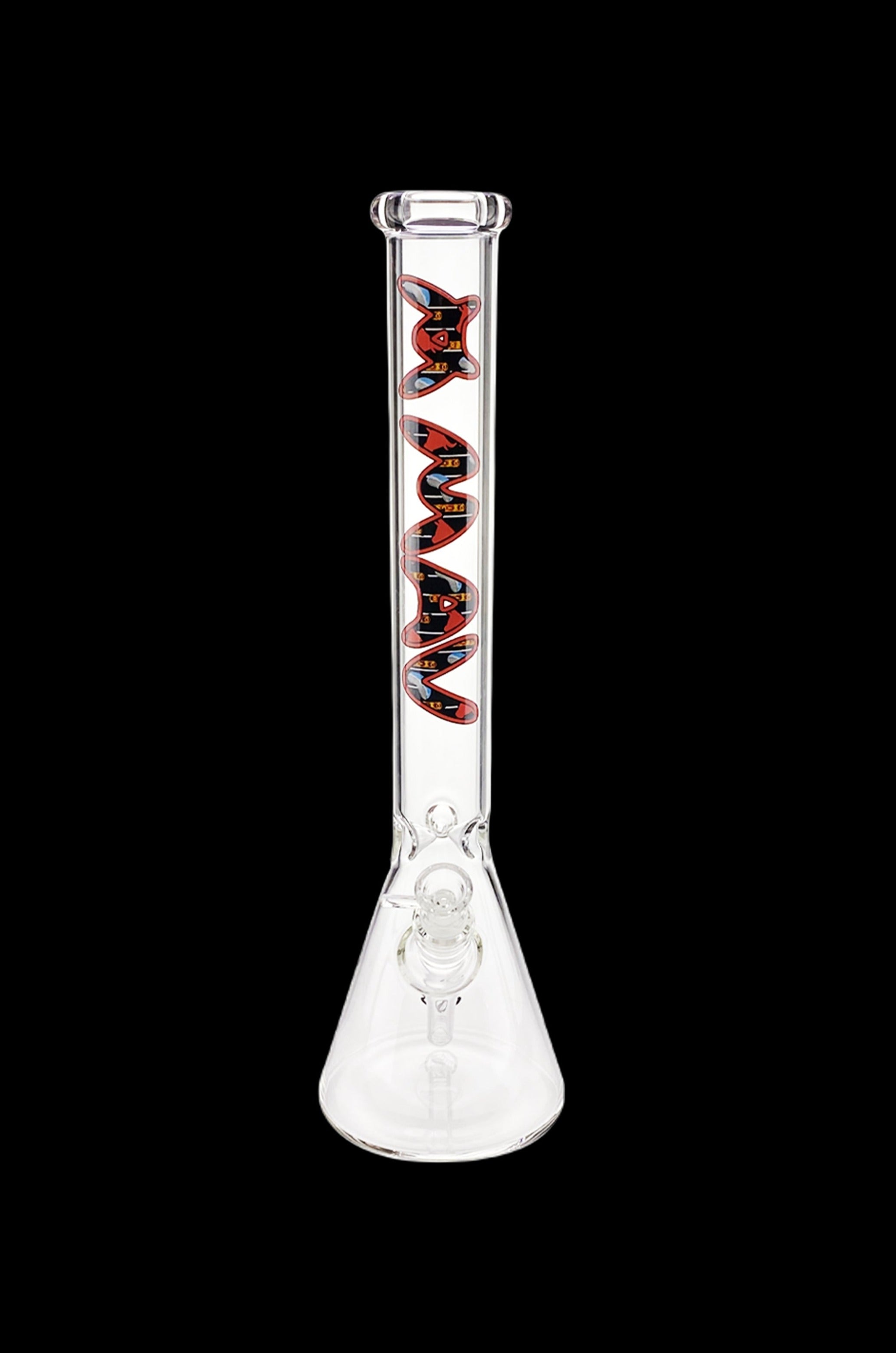 MAV Glass Top City Beaker Bong - Celebrate USA Cities in Style