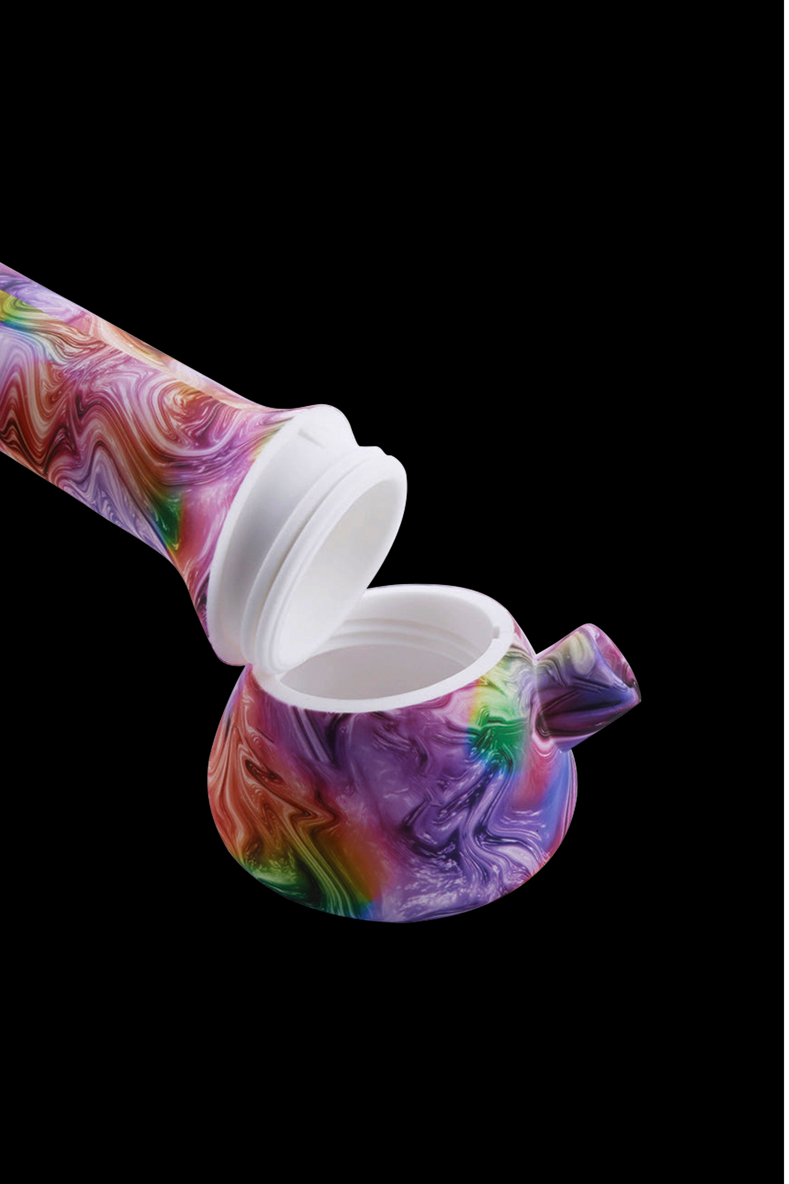 Cloud 8 Vibrant Artistic Paint Silicone Beaker Bong