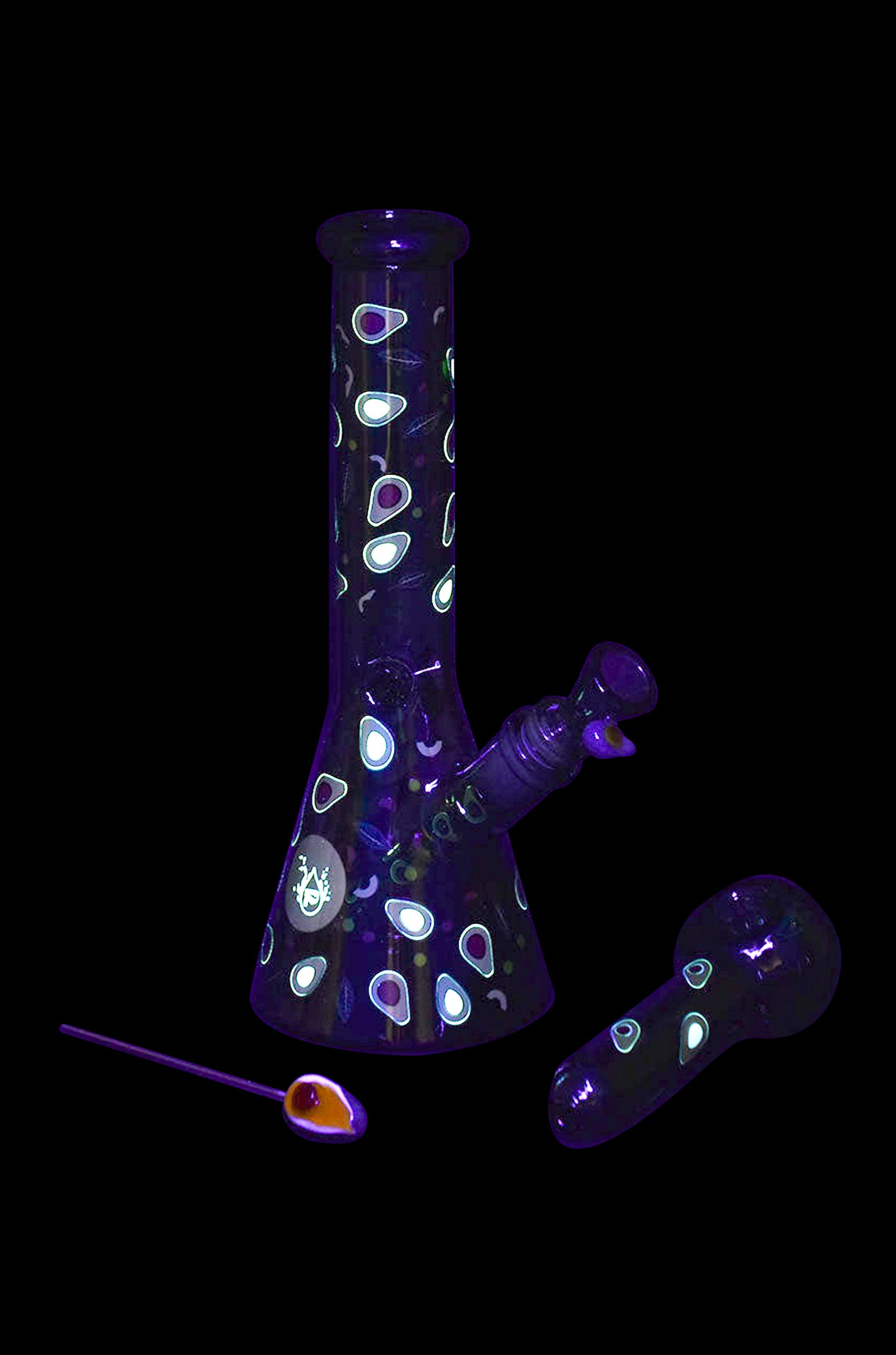 Pulsar Fruit Series Avocado Gold Glow Pipe Set - The Ultimate Smoking Duo