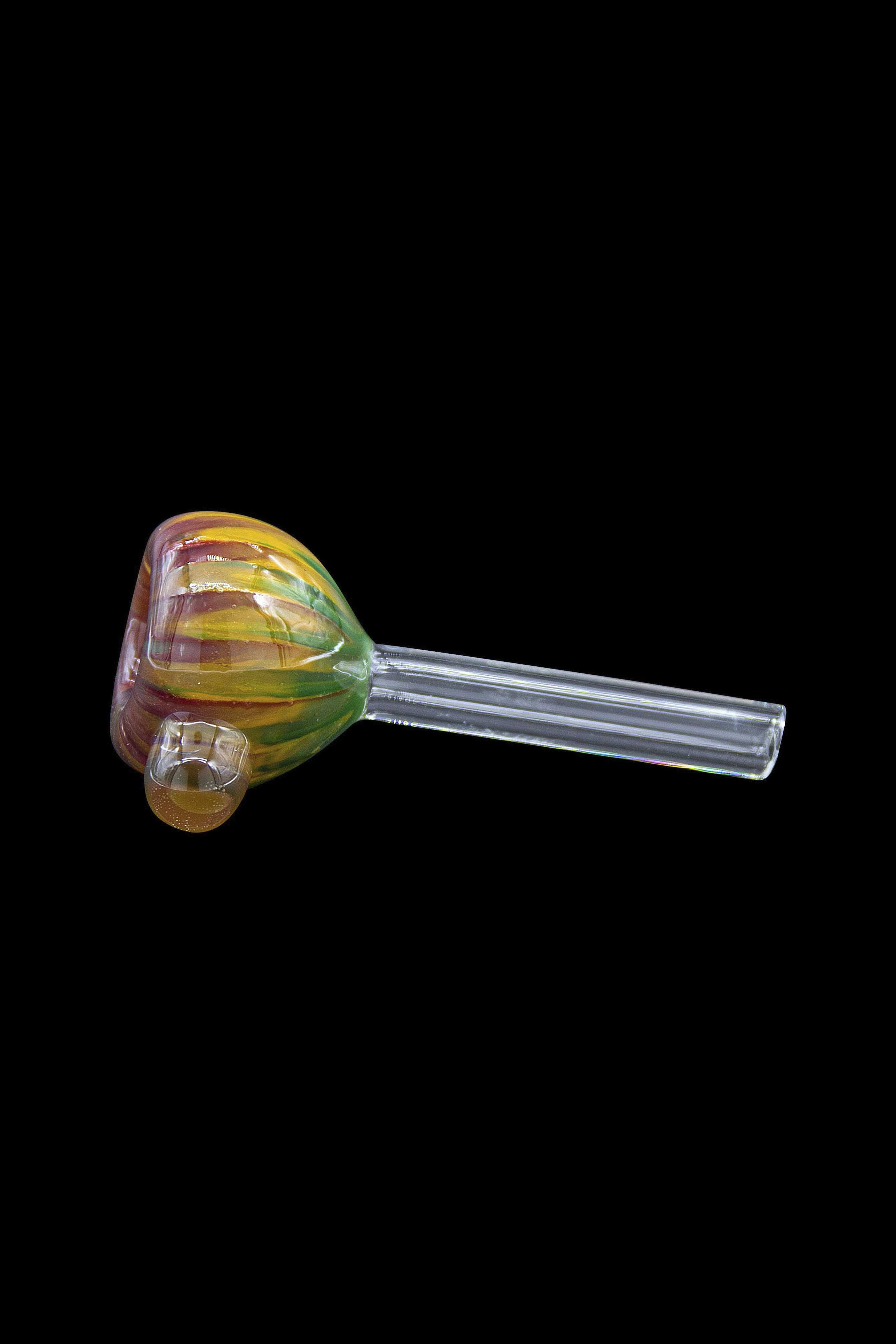 LA Pipes 9mm Rasta Slide Bowl - Colorful Bong Accessory